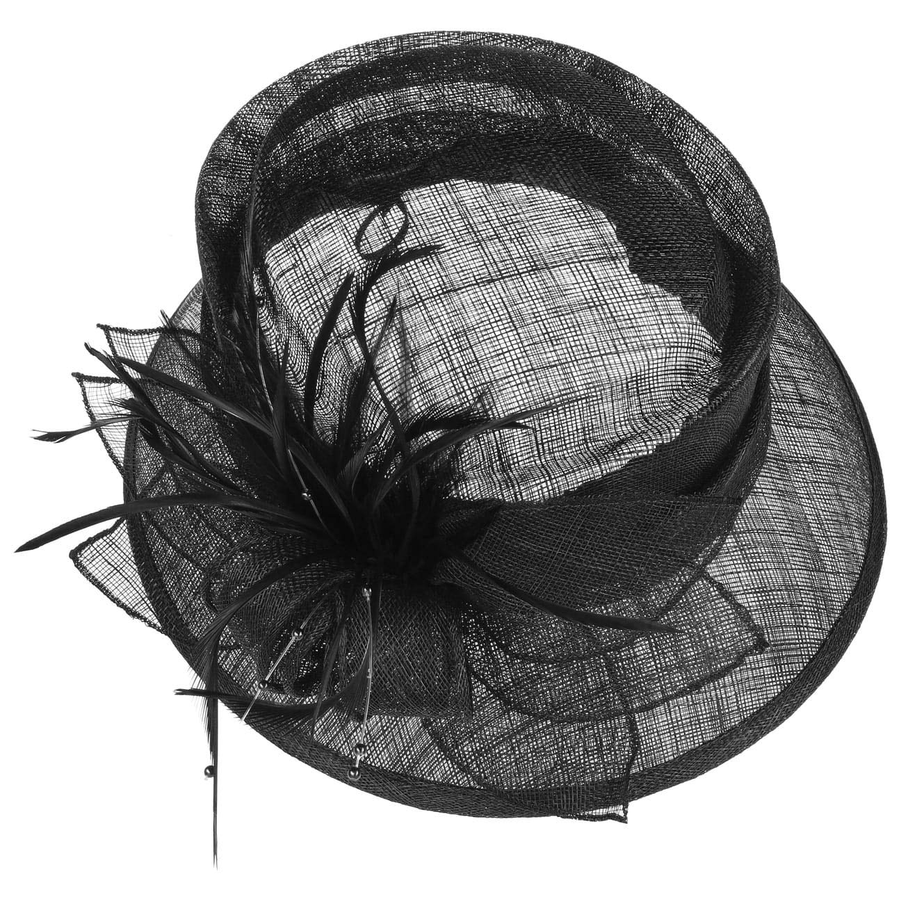 Mareana Women's Black Occasion Hat - One Size Fits All - Perfect for Weddings, Parties, and Special Events