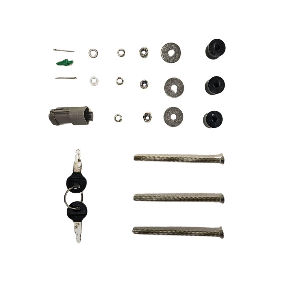 Evinrude Johnson Side Mount Remote Control Box 5006180 - Outboard Throttle Control with Ignition Switch & Key (Push to Open) - Perfect for Marine Boating & Fishing Boats