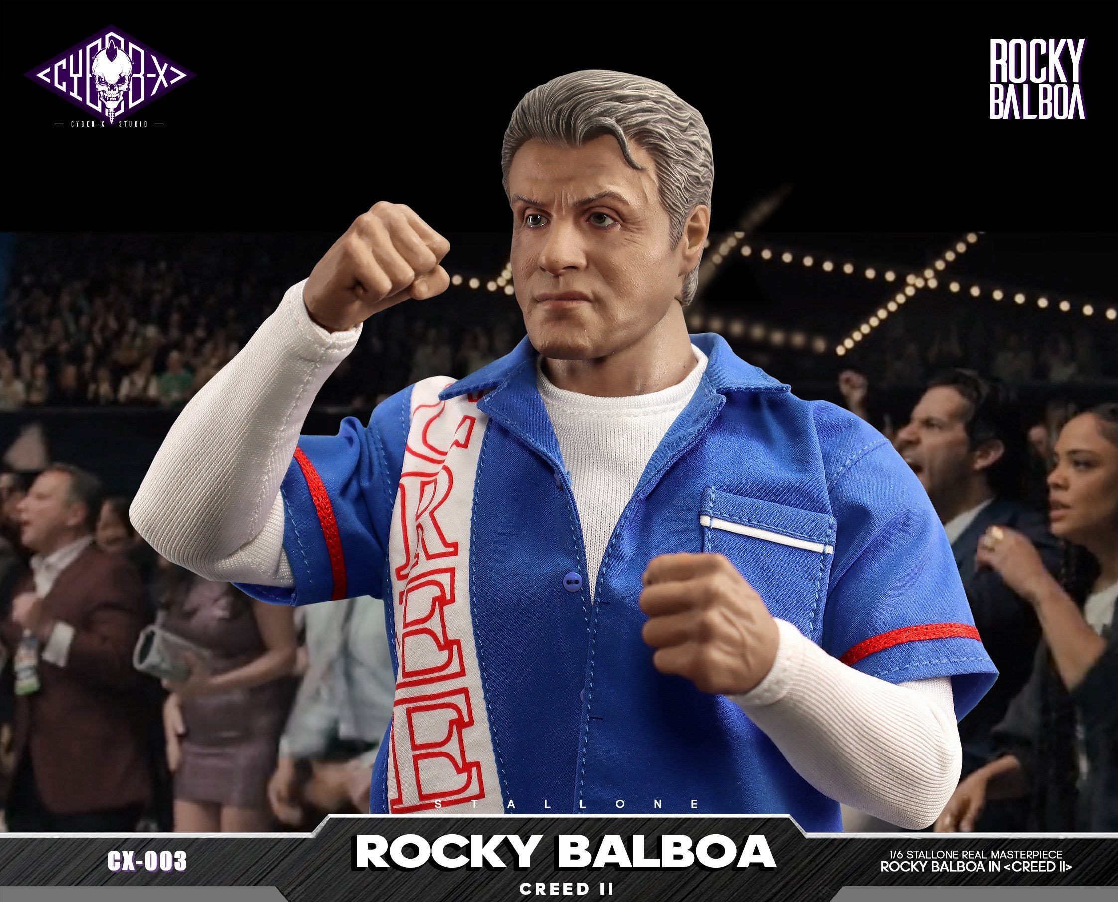 Cyber X Studio 1/6 Scale Creed II Rocky Balboa Collectible Action Figure CX 003 - Perfect for Movie Fans, Display & Gift Giving