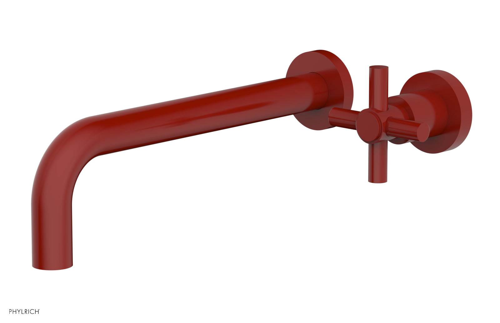 Basic 10 Single Handle Wall Mount Bathroom Faucet Set - Cross Handle D131 16 - Perfect for Small Bathrooms & Powder Rooms