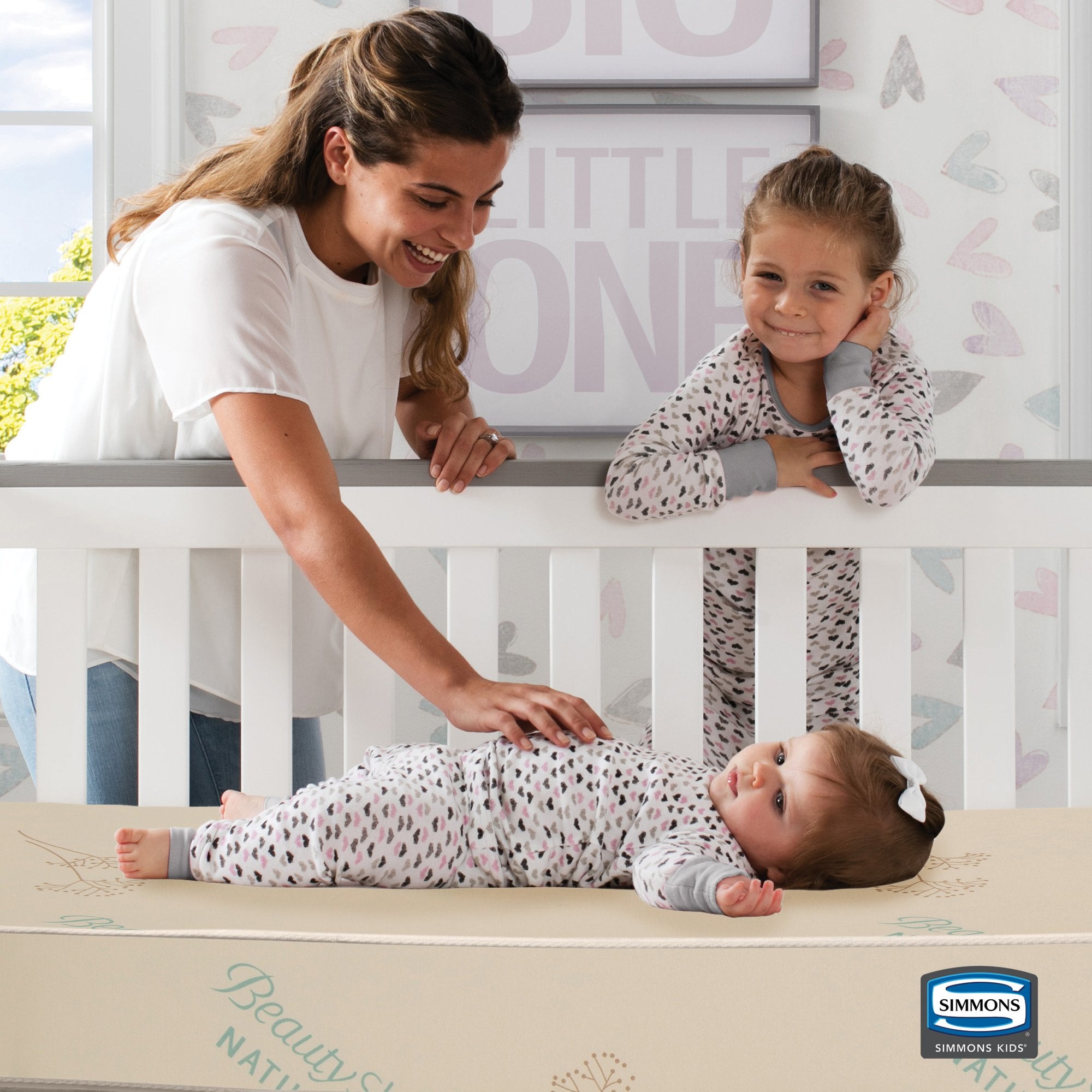 SlumberTime Naturally 4 Inch Mini Crib Mattress - Organic Cotton & Hypoallergenic for Baby Nursery, Daycare & Travel - Perfect for Newborns & Toddlers