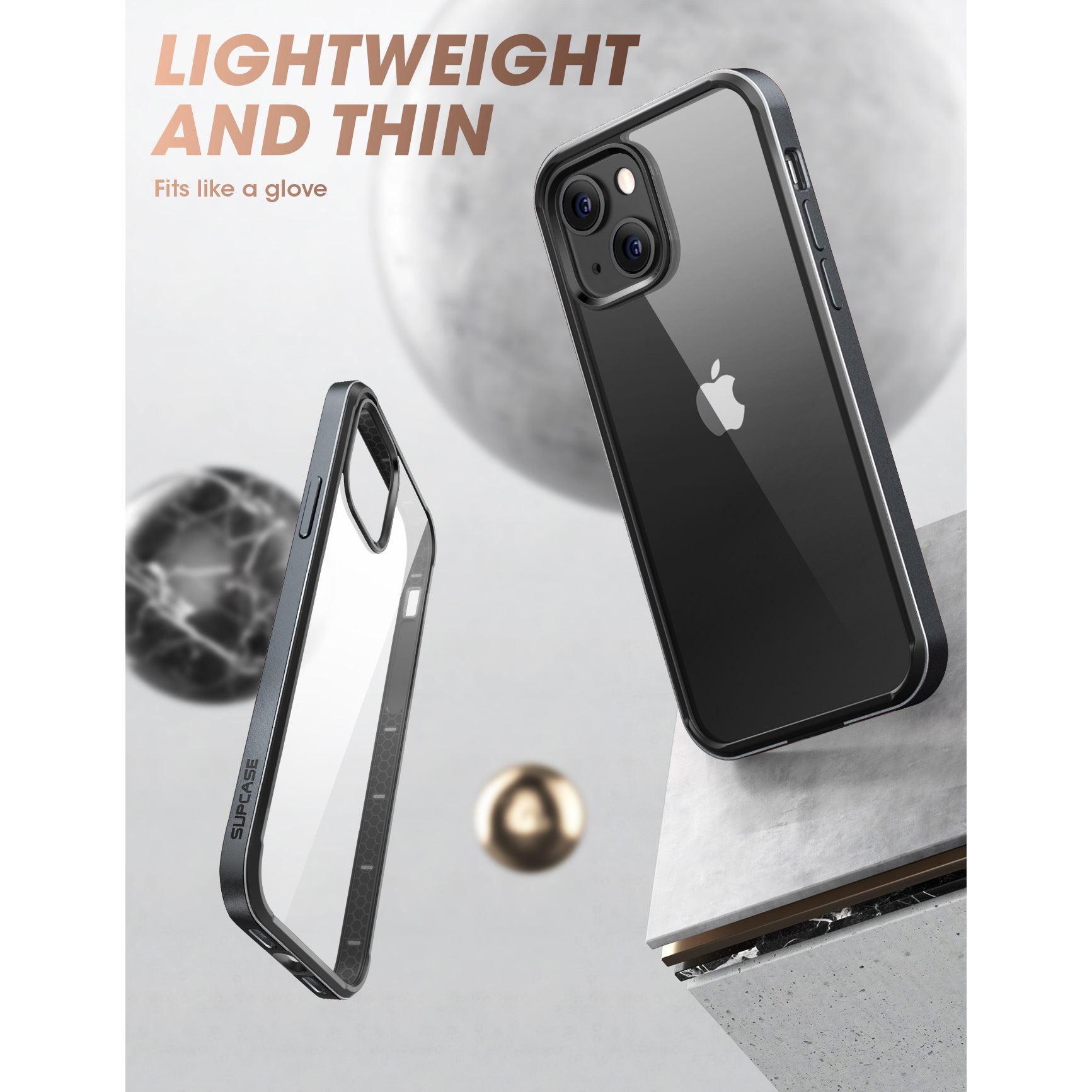 iPhone 13 Case 6.1 Inch | Unicorn Beetle Edge Clear Bumper Protective Cover - Shockproof & Scratch Resistant | Perfect for Everyday Use, Outdoor Activities & Travel Protection