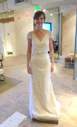 BHLDN Etoile Aurora Wedding Gown - Elegant Lace Bridal Dress for Beach, Garden & Formal Ceremonies