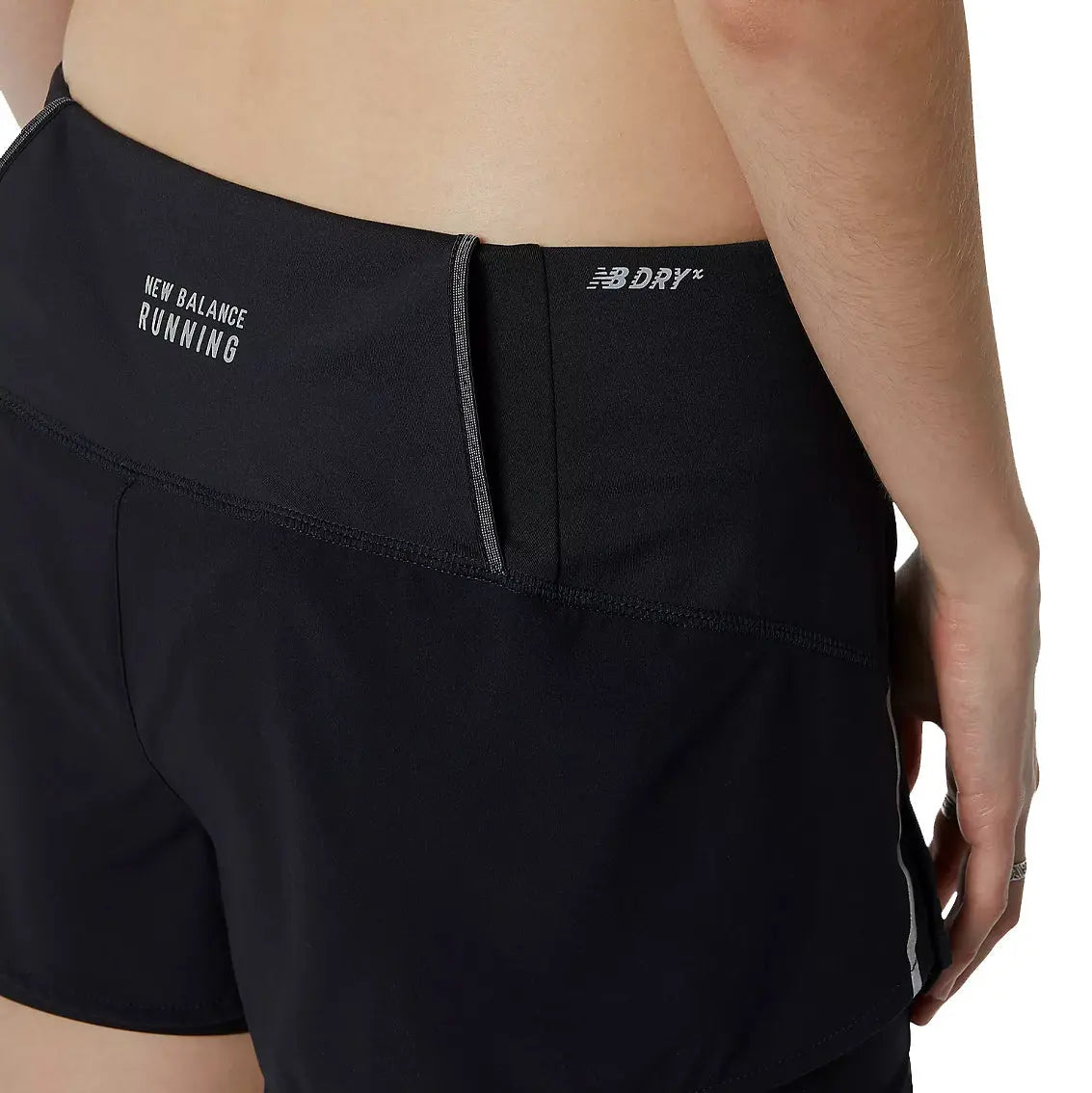 New Balance Impact 2-in-1 Running Shorts for Women - Black | Moisture-Wicking Athletic Shorts for Workouts & Training