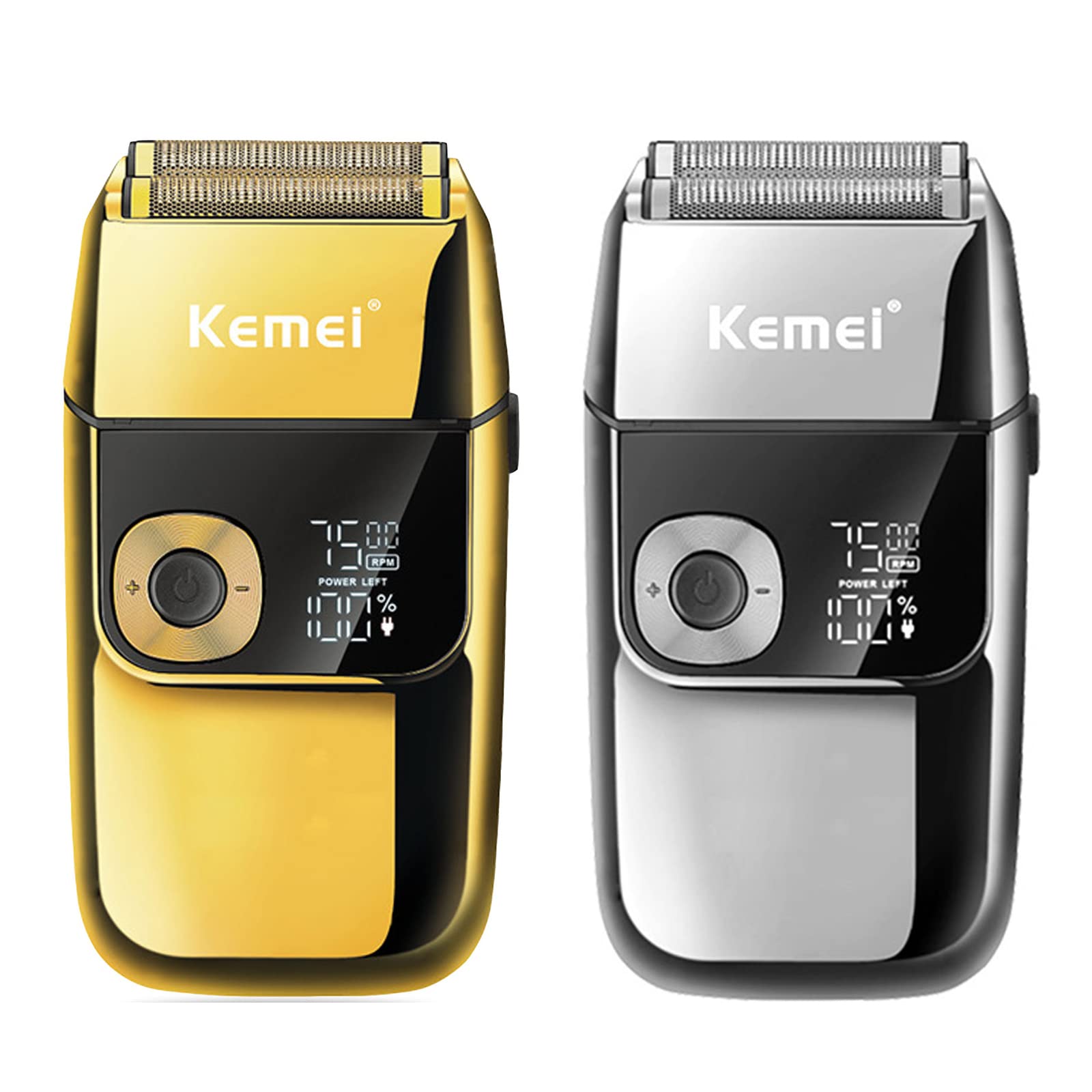 KEMEI Electric Shaver Replacement Heads for Men - Compatible with KM-2028, KM-2027, KM-2026 Models - Precision Razor Blades & Foil Head - Perfect for Travel, Daily Shaving & Grooming Routine