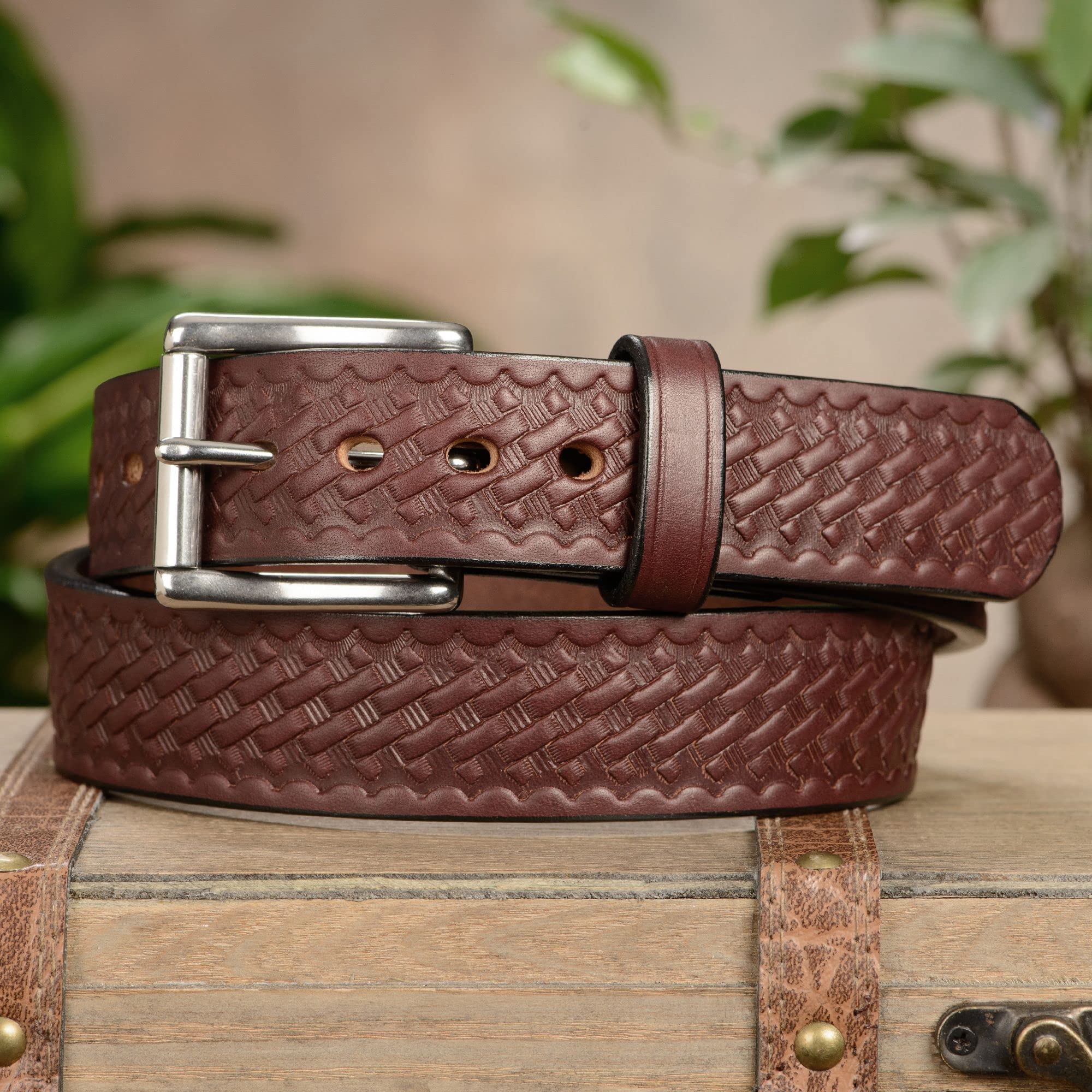 Premium Bullhide Leather Belt for Men - 1.50