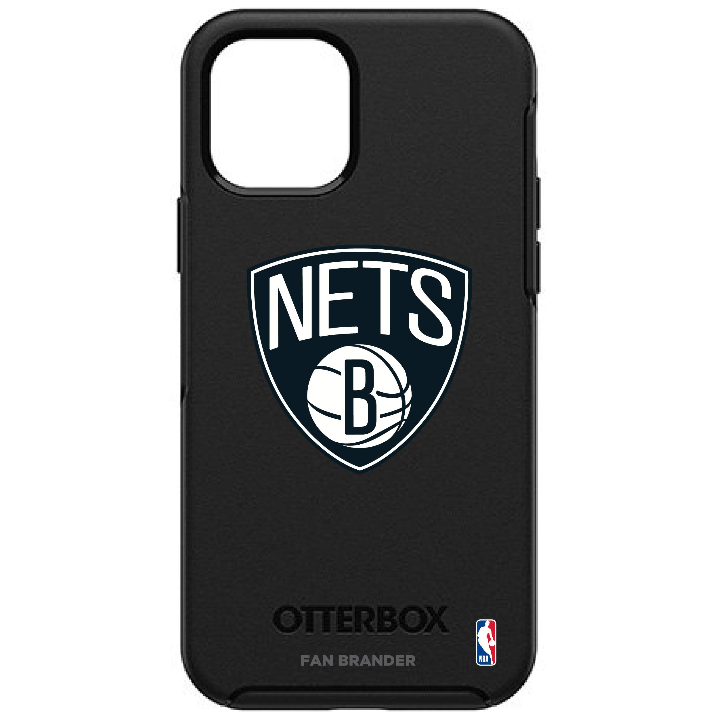 NBA Brooklyn Nets OtterBox Symmetry Case for iPhone 13 Pro - Durable Protective Phone Cover with Team Logo - Perfect for Basketball Fans & Game Day Support