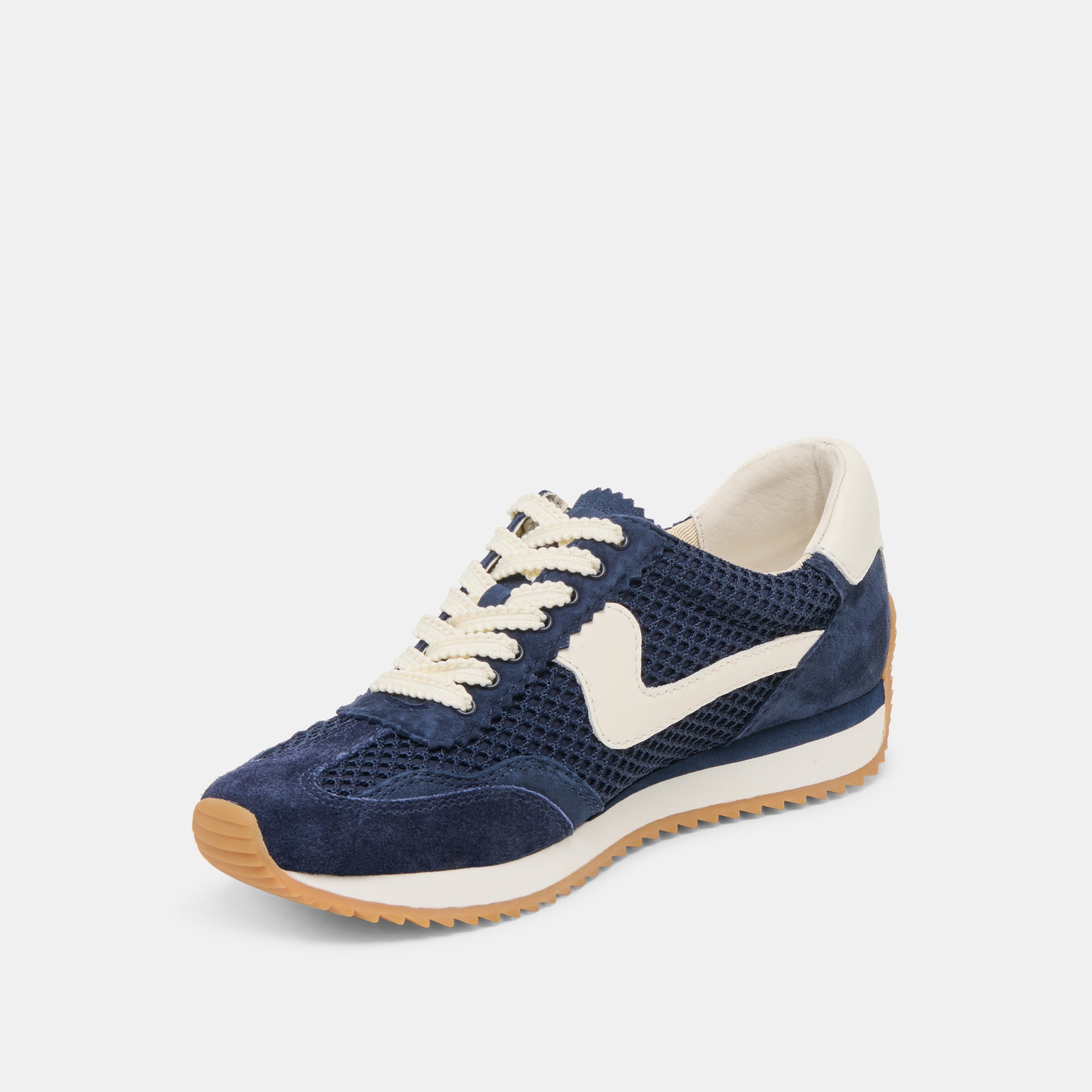B.NTCD Breathable Woven Mesh Sneakers for Men & Women - Navy Blue Casual Running Shoes for Walking, Gym, and Everyday Wear