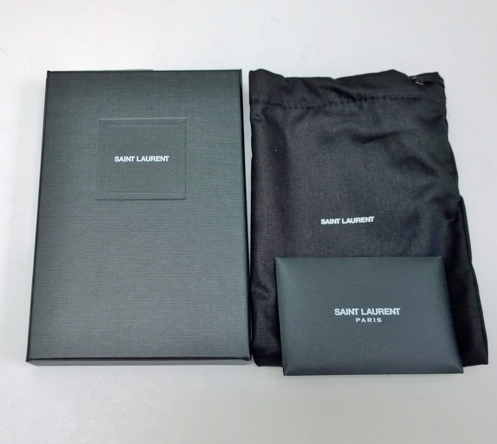 Saint Laurent YSL Monogram Zip Card Wallet in Black - Perfect for Everyday Use & Travel Accessories
