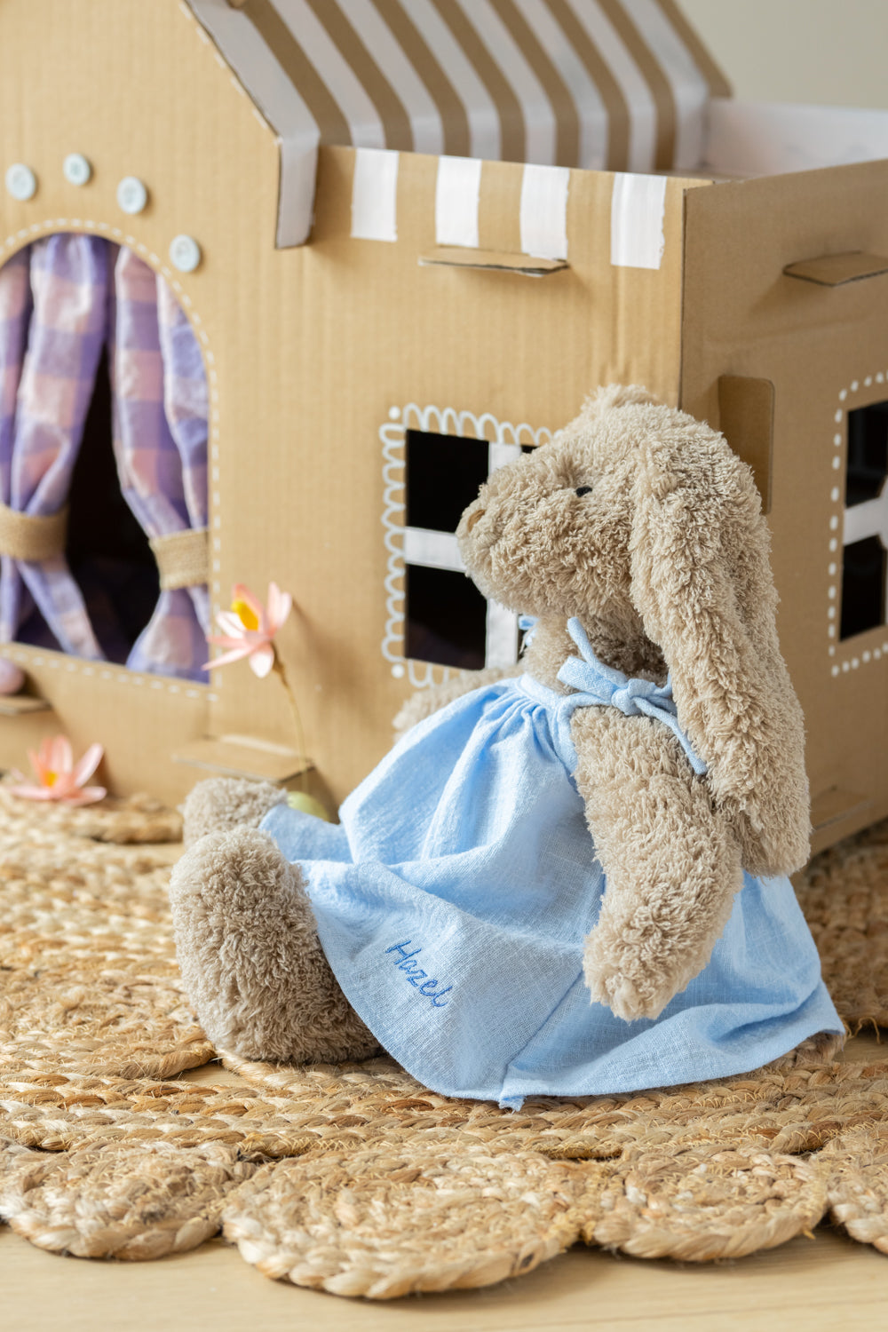 Personalized Baby Blue Dress for Girls - Perfect for Birthday Parties, Photo Shoots & Special Occasions