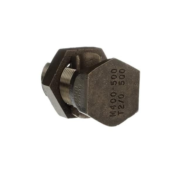 Thomas & Betts Blackburn 500M Split-Bolt Connector - Bronze Alloy Electrical Connector for 500-400 kcmil & 2/0 Stranded Wires - Ideal for Industrial Wiring, Electrical Panels & Power Distribution Systems