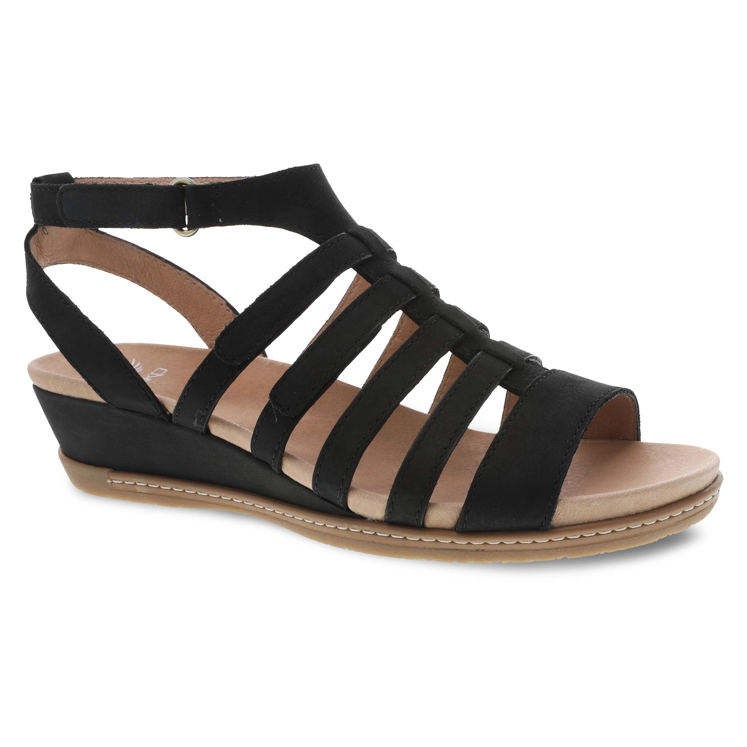 Dansko Women's Athena Comfortable Leather Sandals - Lightweight & Supportive for Walking, Travel & Casual Wear