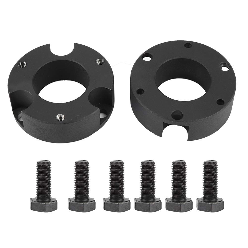 Qiilu 2-Piece 3-Inch Front Leveling Lift Kit - Heavy Duty Suspension Lift System for 2005-2019 Toyota Land Cruiser 2WD/4WD - Includes Shocks, Struts & Chassis Components - Perfect for Off-Roading, Overlanding & Truck Customization