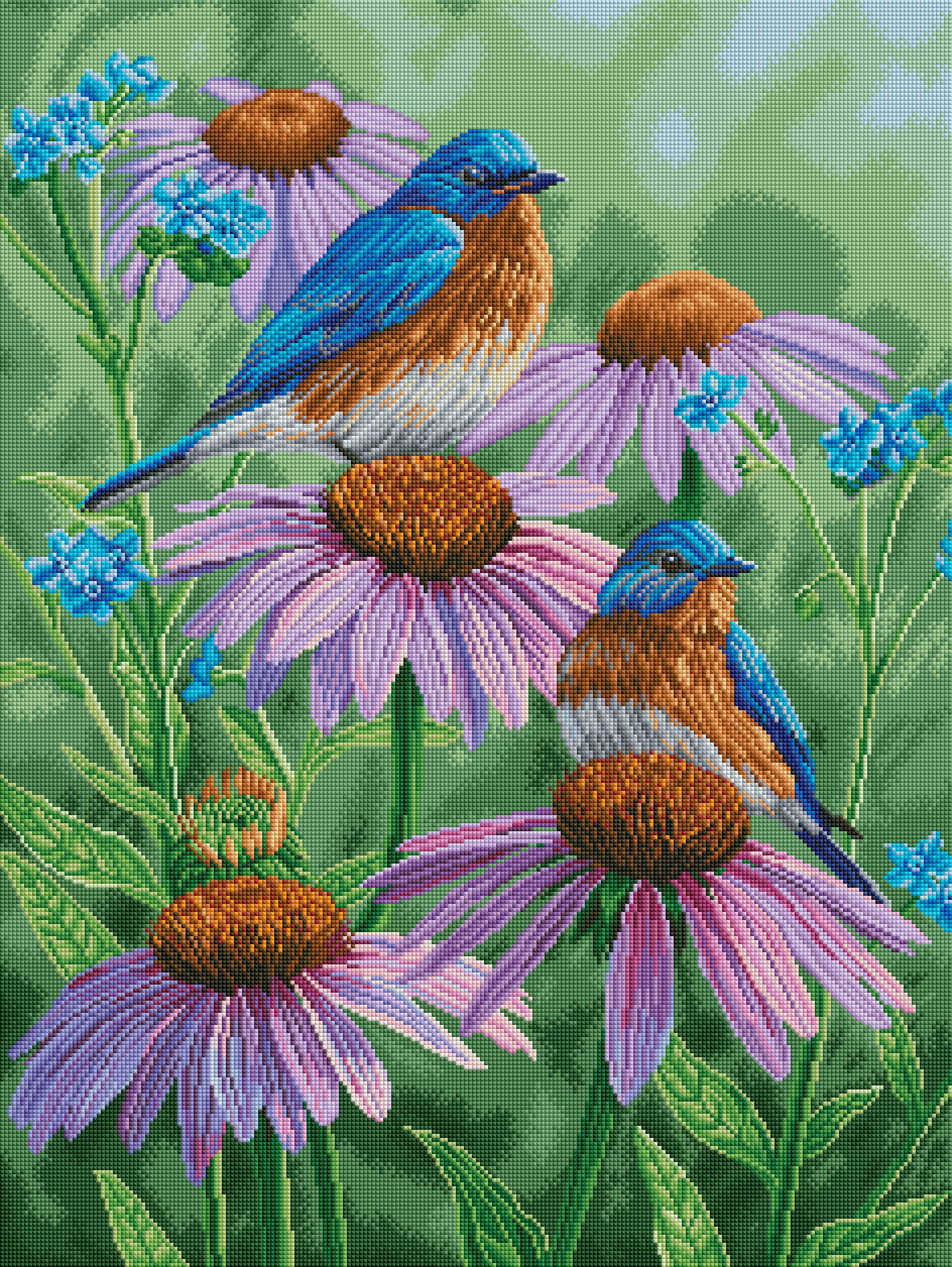 Bluebirds of Summer - Beautiful Bluebird Decor for Home & Garden | Perfect for Wall Art, Outdoor Decor & Nature Lovers