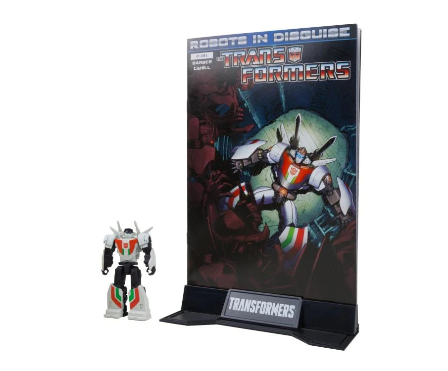 Transformers Page Punchers Action Figures - Bumblebee & Wheeljack 2-Pack with Exclusive Comic Book | Collectible Robot Toys for Kids & Adults | Perfect for Display, Play & Comic Book Collections