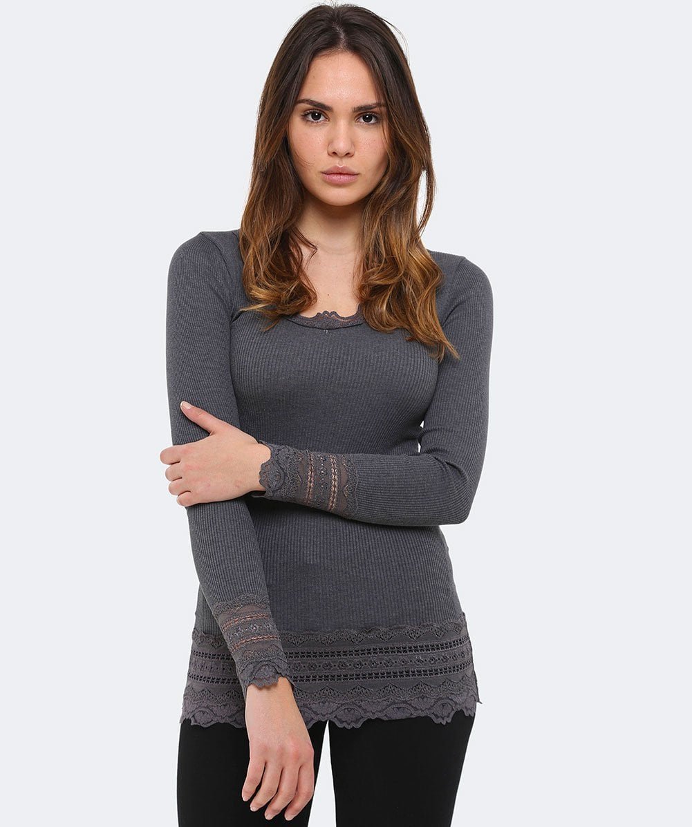 Women's Black Silk Long Sleeve Blouse - Elegant & Comfortable Silk Shirt for Work, Party & Casual Wear