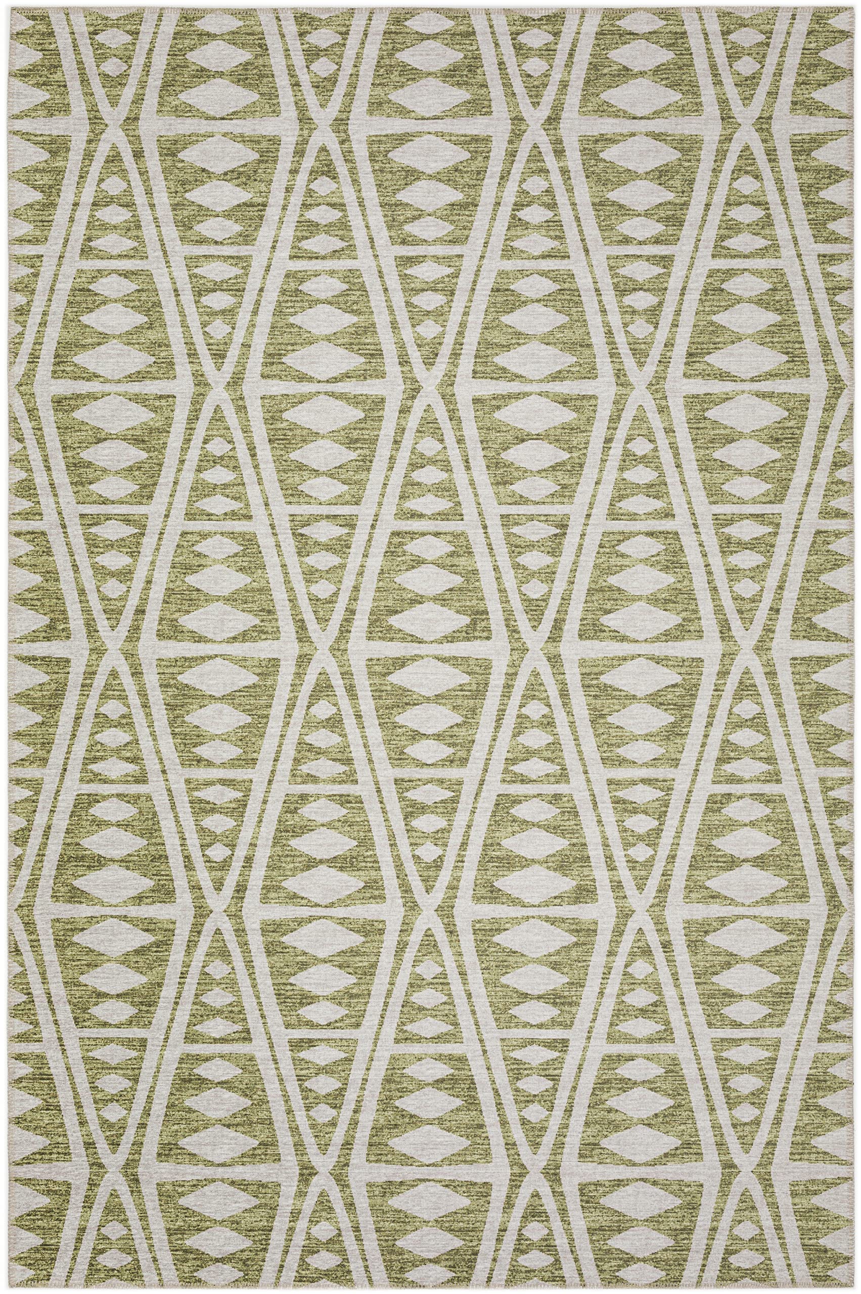 Addison Rugs Yuma AYU36 Olive 8' x 10' Area Rug - Soft & Durable Living Room Carpet for Home Decor
