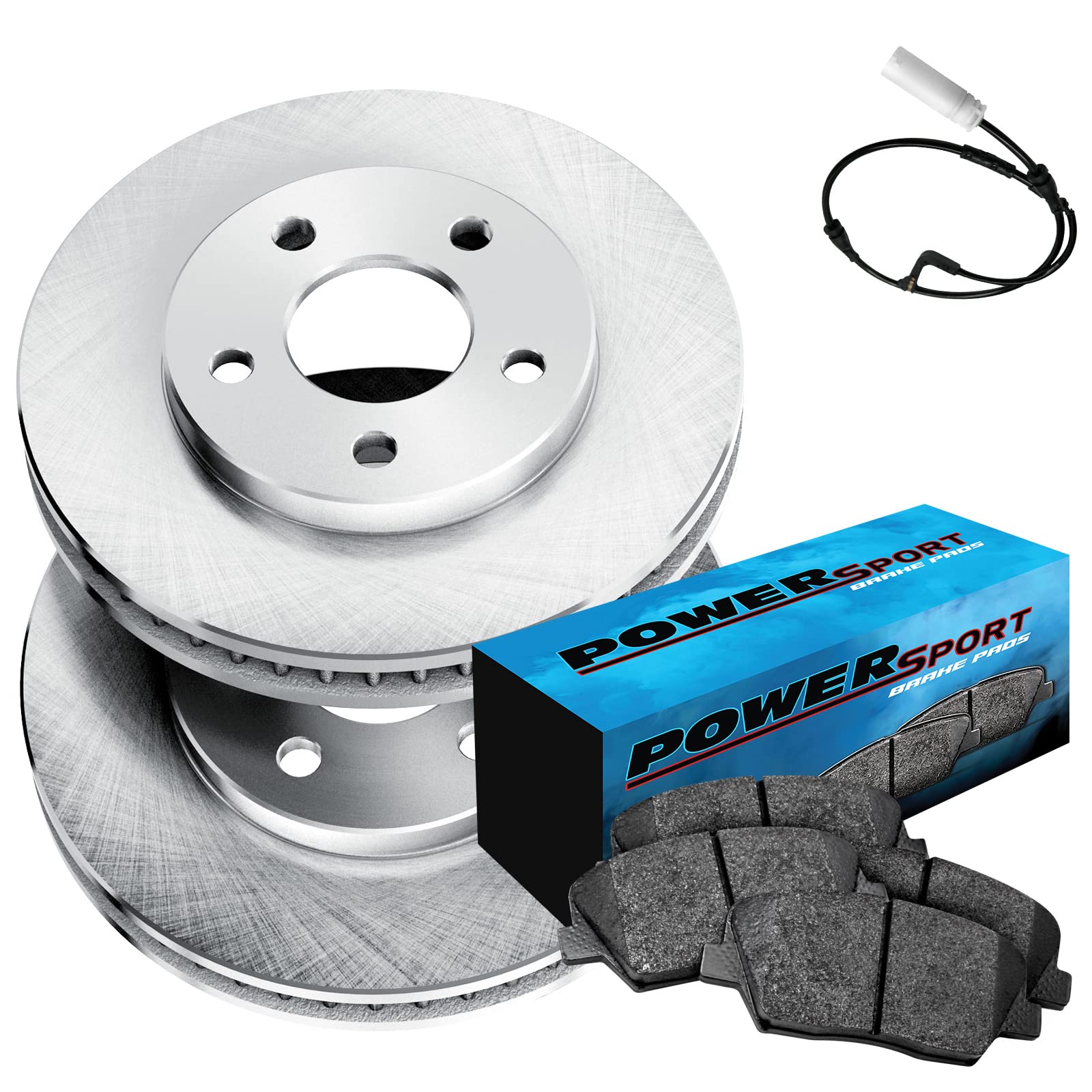 Premium Ceramic Rear Brake Pads & Rotors Kit - Compatible with 2006-2012 Land Rover Range Rover | High-Performance Braking System for Off-Road & Daily Driving
