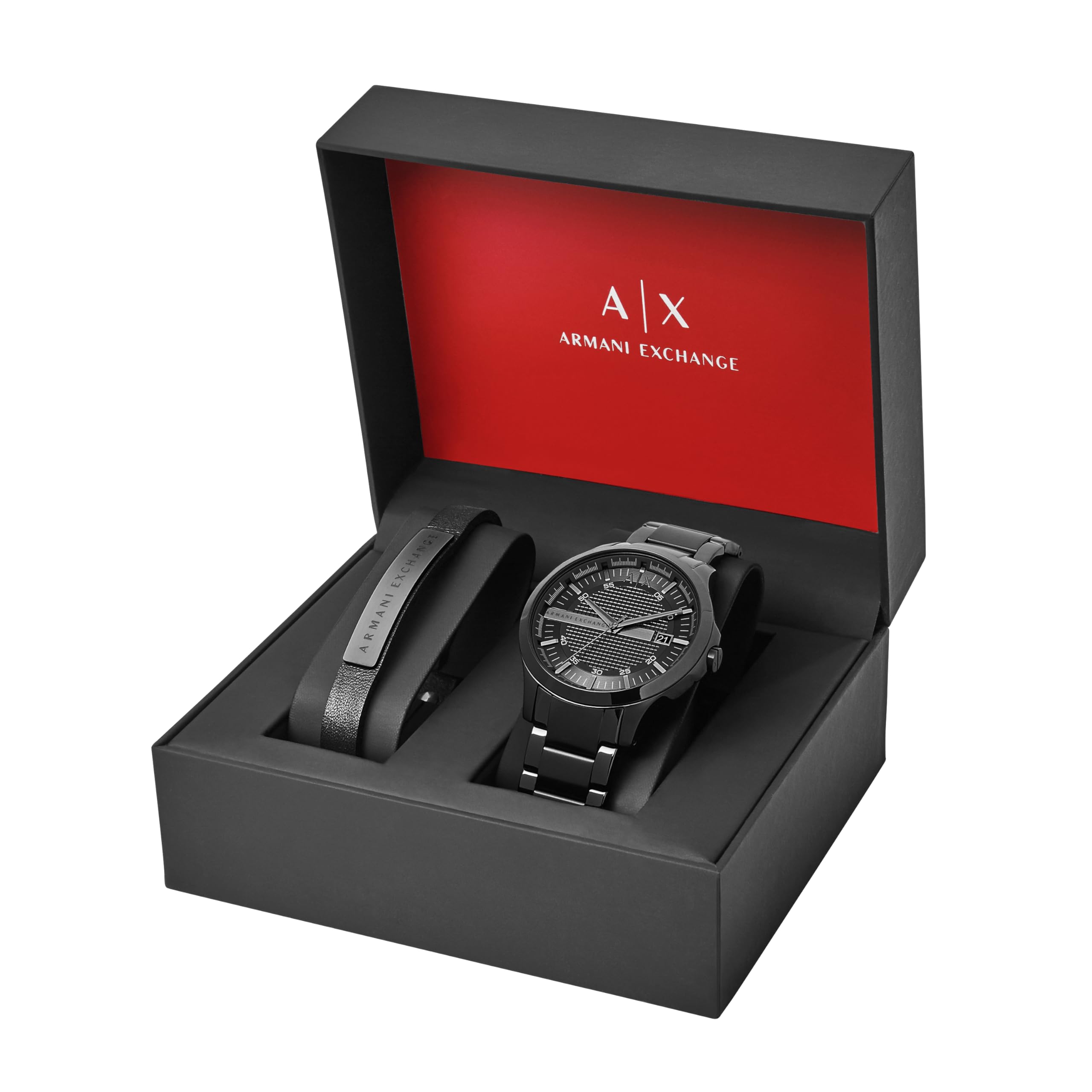 AX Armani Exchange Men's Chronograph Watch - Stainless Steel, Silicone or Leather Strap Options | Water Resistant, Date Display | Perfect for Business, Casual Wear & Gift Giving