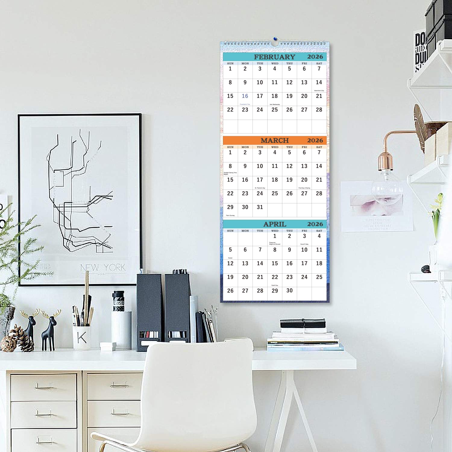 2025-2026 Large Wall Calendar Planner (April 2025 - July 2026) | 11