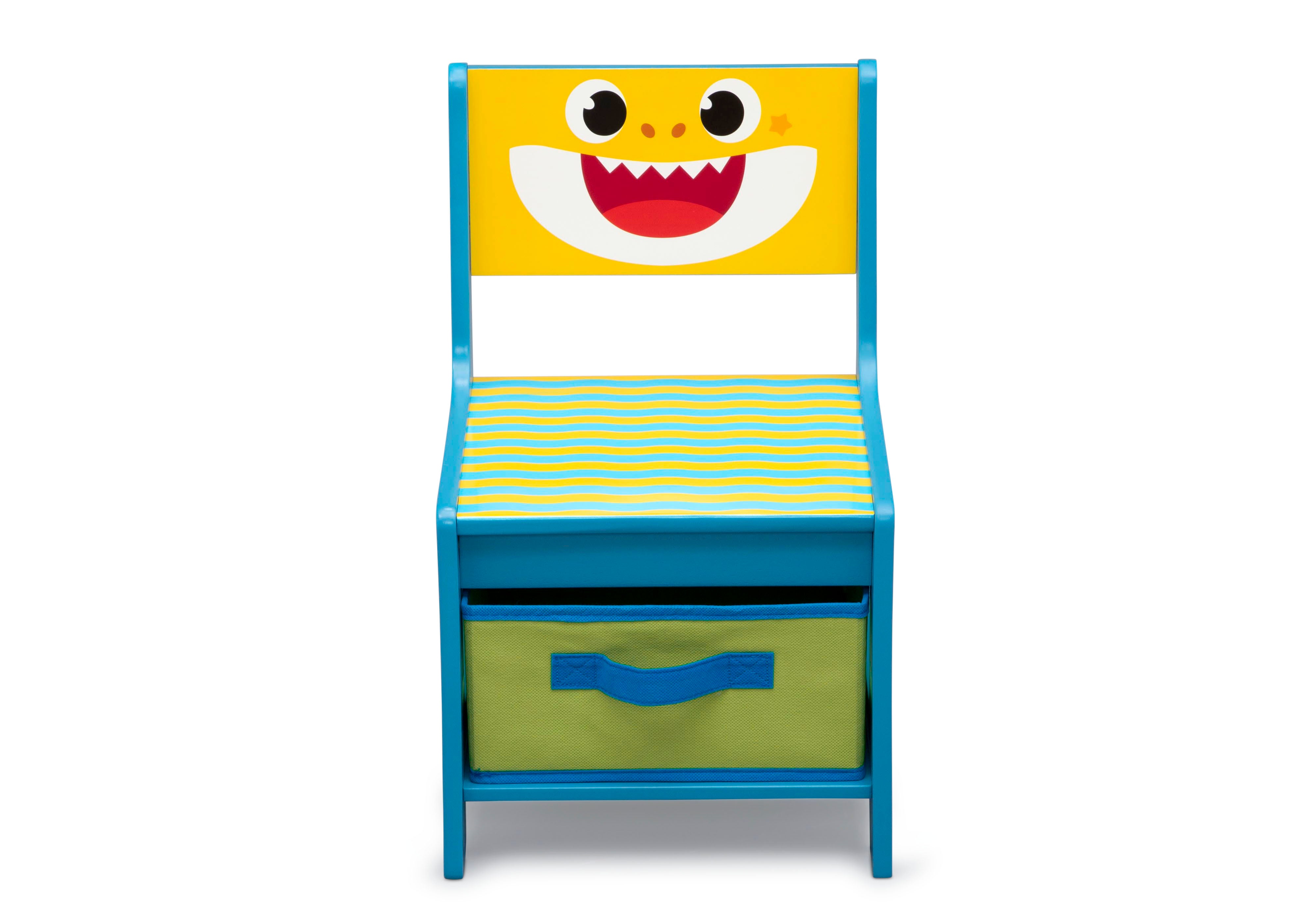 Baby Shark Wooden Art Desk and Chair Set for Kids - Creative Learning & Drawing Station for Home, School, or Playroom