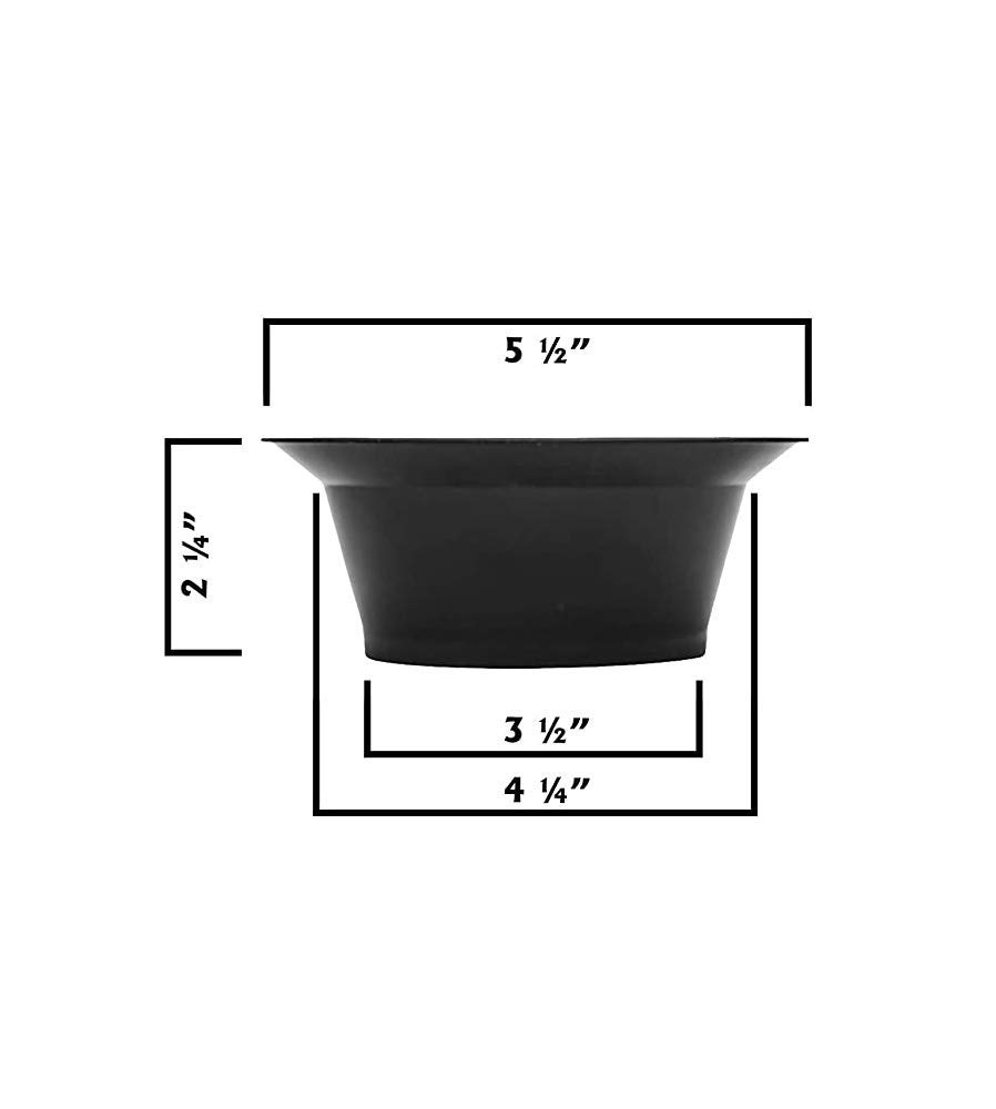SIOPAWORLD Professional Hair Dye Mixing Bowl with Handle - Salon & Spa Styling Tool for Hair Coloring (Black, Pack of 1) - Perfect for At-Home Hair Treatments & Professional Salon Use