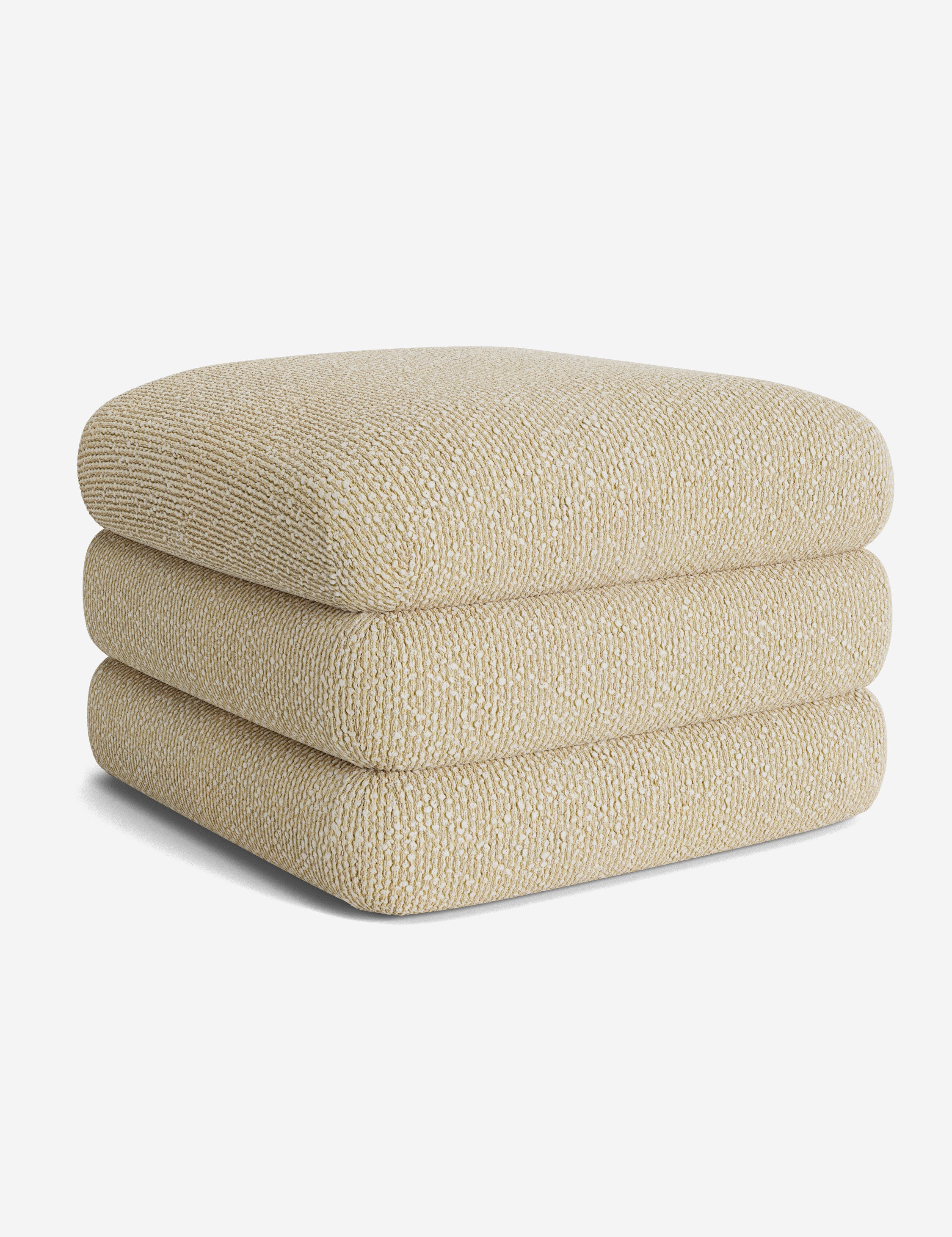 Babs Ottoman by Sarah Sherman Samuel - Stylish and Comfortable Footrest for Living Room, Bedroom & Office - Perfect for Relaxing, Reading & Decor