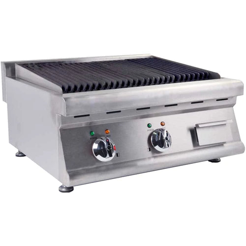 Cookline LG2 E 26 Electric Lava Rock Charbroiler - 7200W Commercial Grade Grill for Restaurants & Outdoor Cooking | Perfect for Steak, Burgers & BBQ