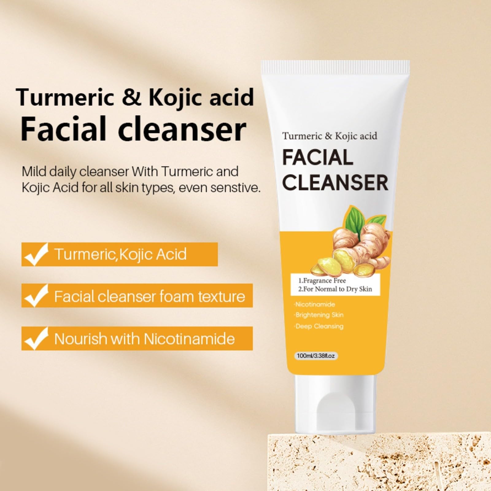 Korean Classic Purifying Face Cleanser - Deep Cleansing Foam for Dry Skin | Soft, Smooth & Hydrated Skin Care | Perfect for Morning & Night Routine