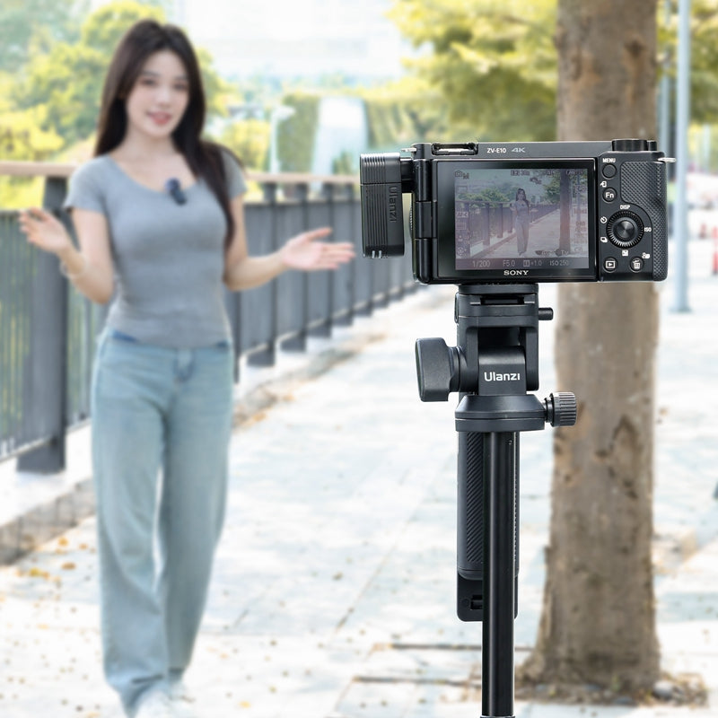 Ulanzi A100 Wireless Lavalier Microphone for iPhone Android - Clip-on Omnidirectional Mic with Noise Reduction for YouTube, Vlogging, Live Streaming & Interviews