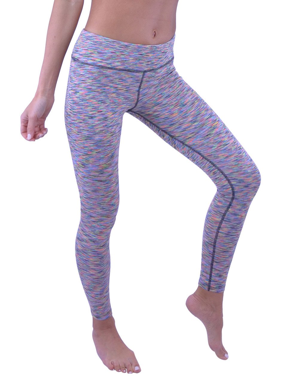 VF-Sport Women's High-Waisted Yoga Capris - Moisture-Wicking Dri-FIT Workout Pants for Running, Gym & Lounge (Tall, Regular & Plus Sizes) | Perfect for Yoga, Pilates & Active Lifestyle