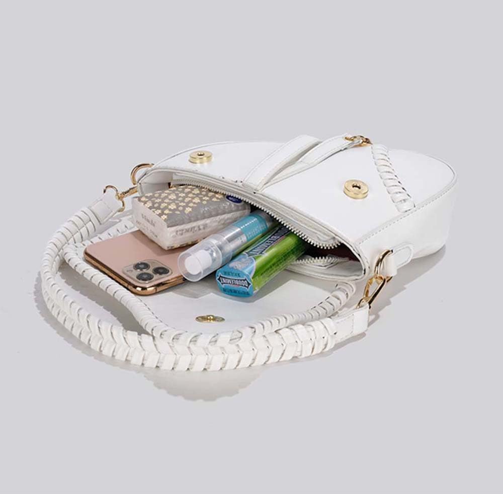 Trendy Women's Saddle Shoulder Bag - Crossbody Purse, Clutch & Underarm Handbag for Daily Use, Work & Evening Events | PURFANREE Fashion Accessories