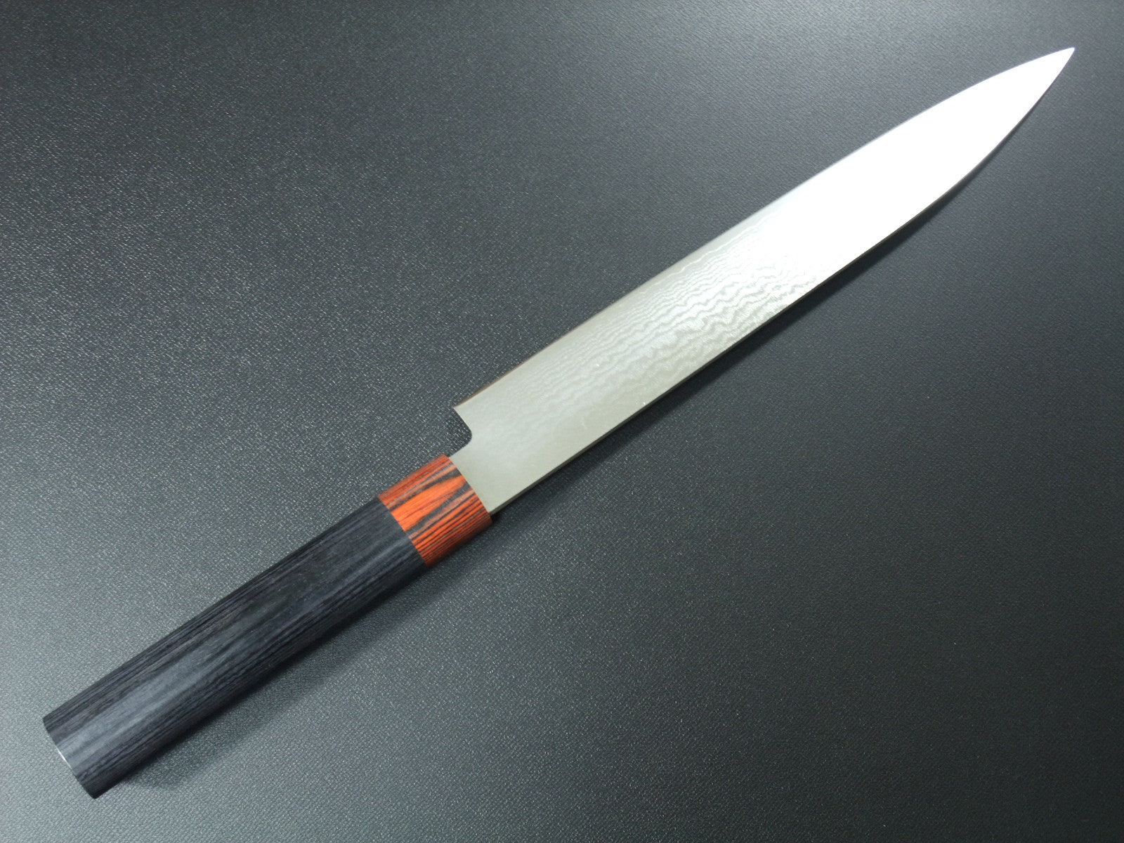 Premium SETO 33-Layer Hammered Nickel Damascus VG10 Sashimi Knife - 210mm (7