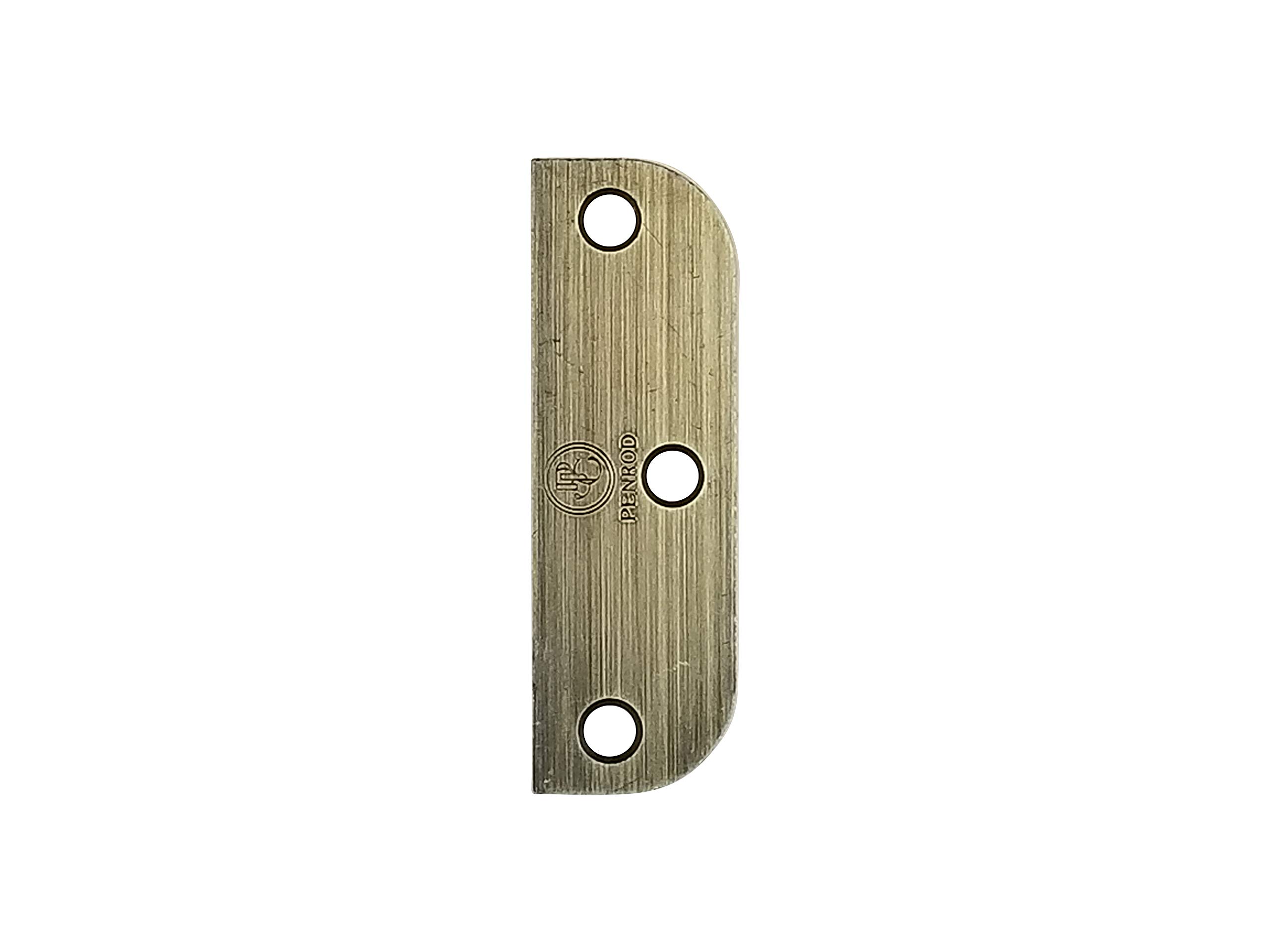 Antique Brass Hinge Filler Plates - Cabinet & Furniture Gap Cover - Perfect for Home Improvement, DIY Projects & Vintage Style Decor