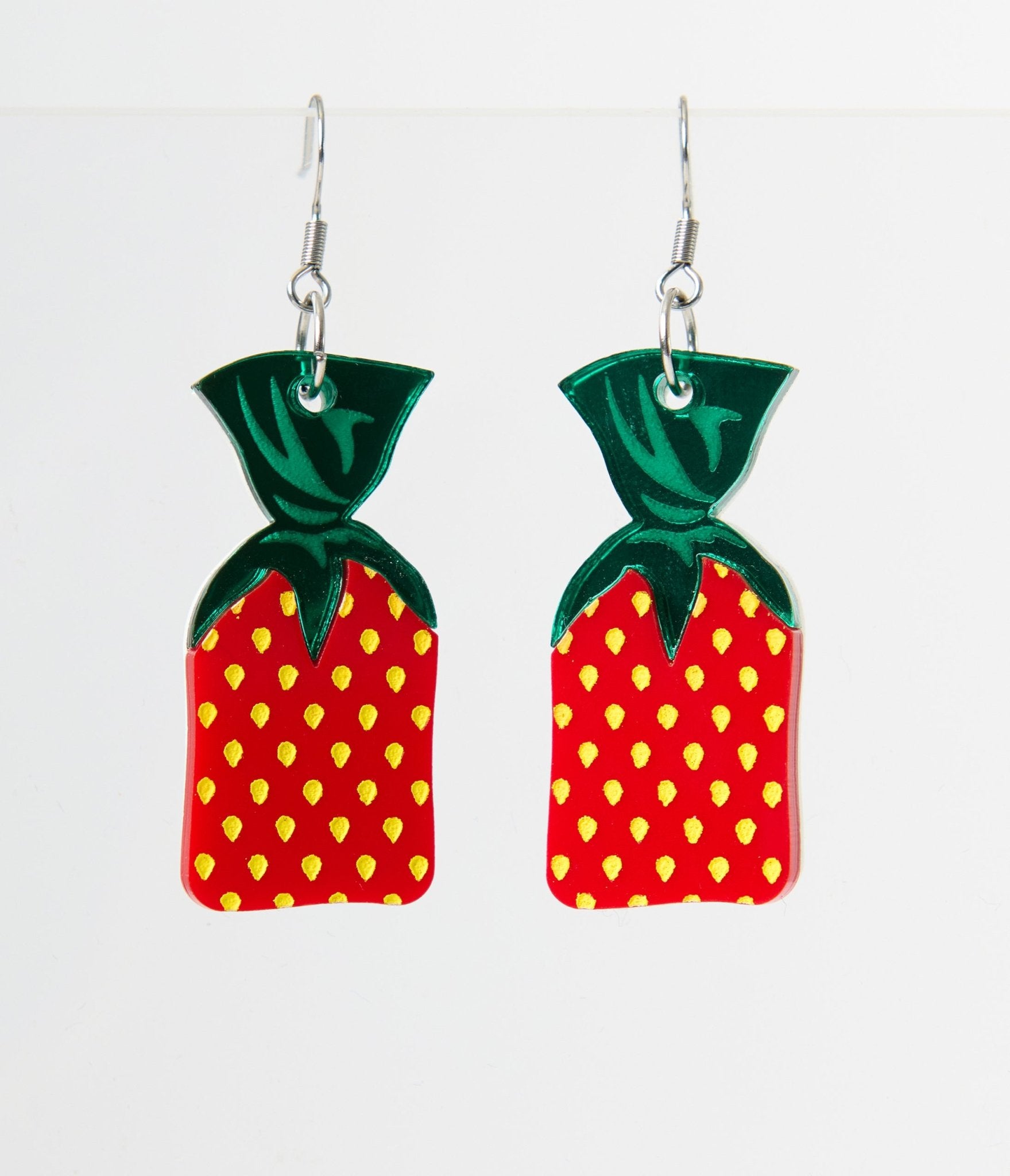 Strawberry Candy Earrings - Sweet & Cute Dangle Earrings for Women | Perfect for Parties, Valentine's Day & Everyday Wear