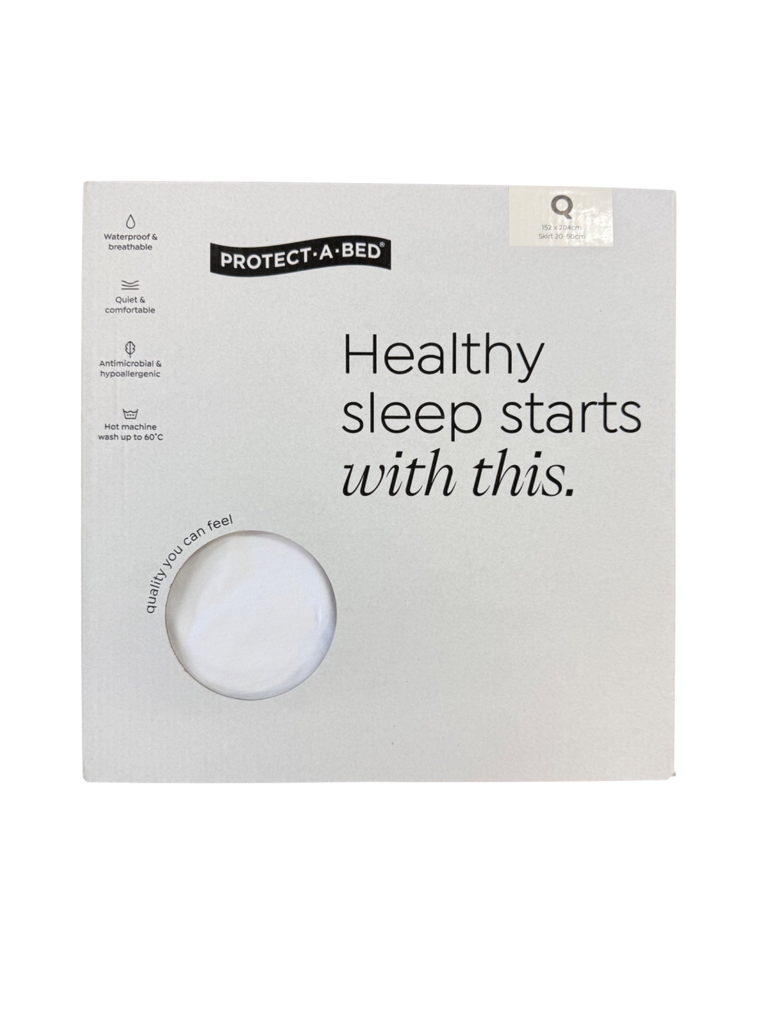 Waterproof Mattress Protector - Queen Size, Hypoallergenic, Breathable, Noiseless Bed Cover - Perfect for Allergy Relief, Bedwetting Protection & Luxury Hotel-Style Comfort