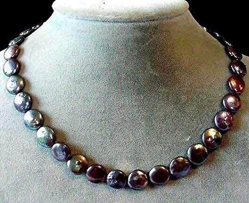 Rainbow Peacock Coin Freshwater Pearl Strand - 104481 for DIY Jewelry Making, Beading, Necklaces & Bracelets - Perfect for Crafting, Gifts & Fashion Accessories