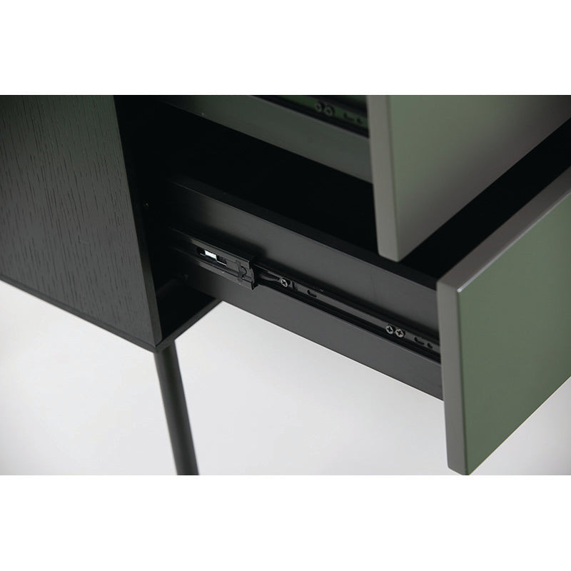 SEGAN 160cm Sideboard Buffet Cabinet - Modern Black & Grey Storage for Dining Room, Living Room & Entryway - Perfect for Organizing Dishes, Linens & Home Decor