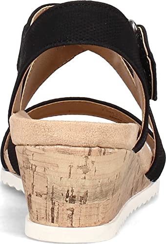Lifestride Women's Sincere Wedge Sandal - Comfortable Casual Summer Shoes for Walking, Beach & Outdoor Activities