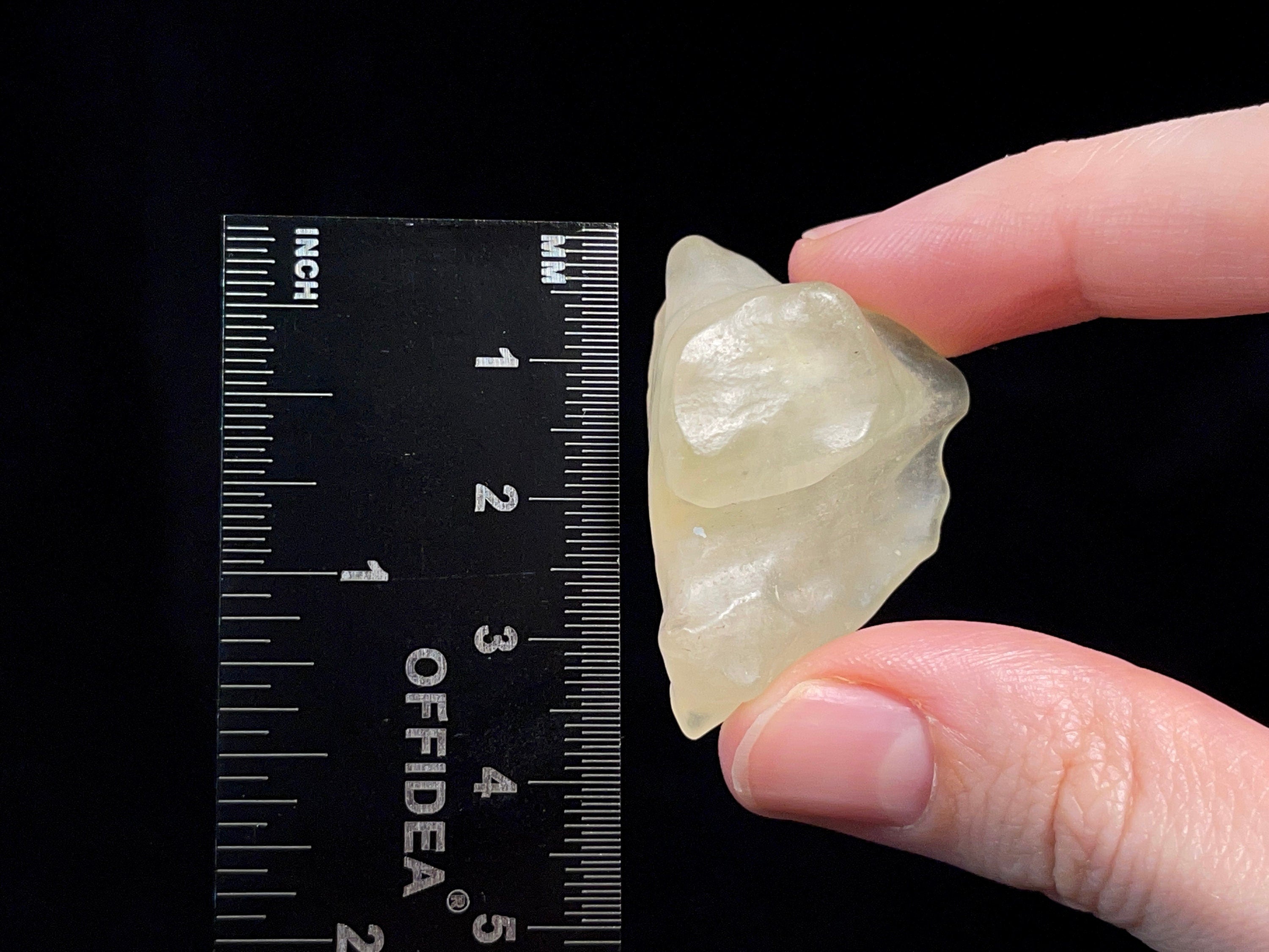 Libyan Desert Glass Raw Crystal - Rare 2A Grade 14.7g Natural Stone | Unique Gift for Collectors, Home Decor & Healing Crystals | Perfect for Meditation, Energy Work & Crystal Healing