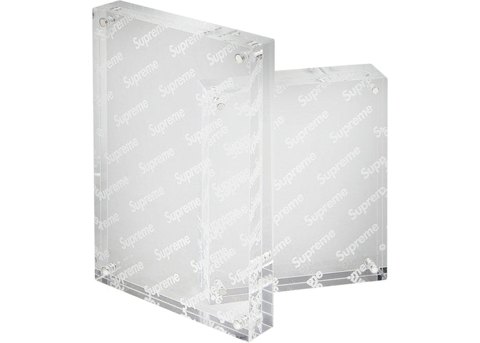 2 Pack Acrylic Photo Frames - Clear Modern Picture Frames for Wall or Tabletop Display - Perfect for Home Decor, Office, Wedding & Gift Giving