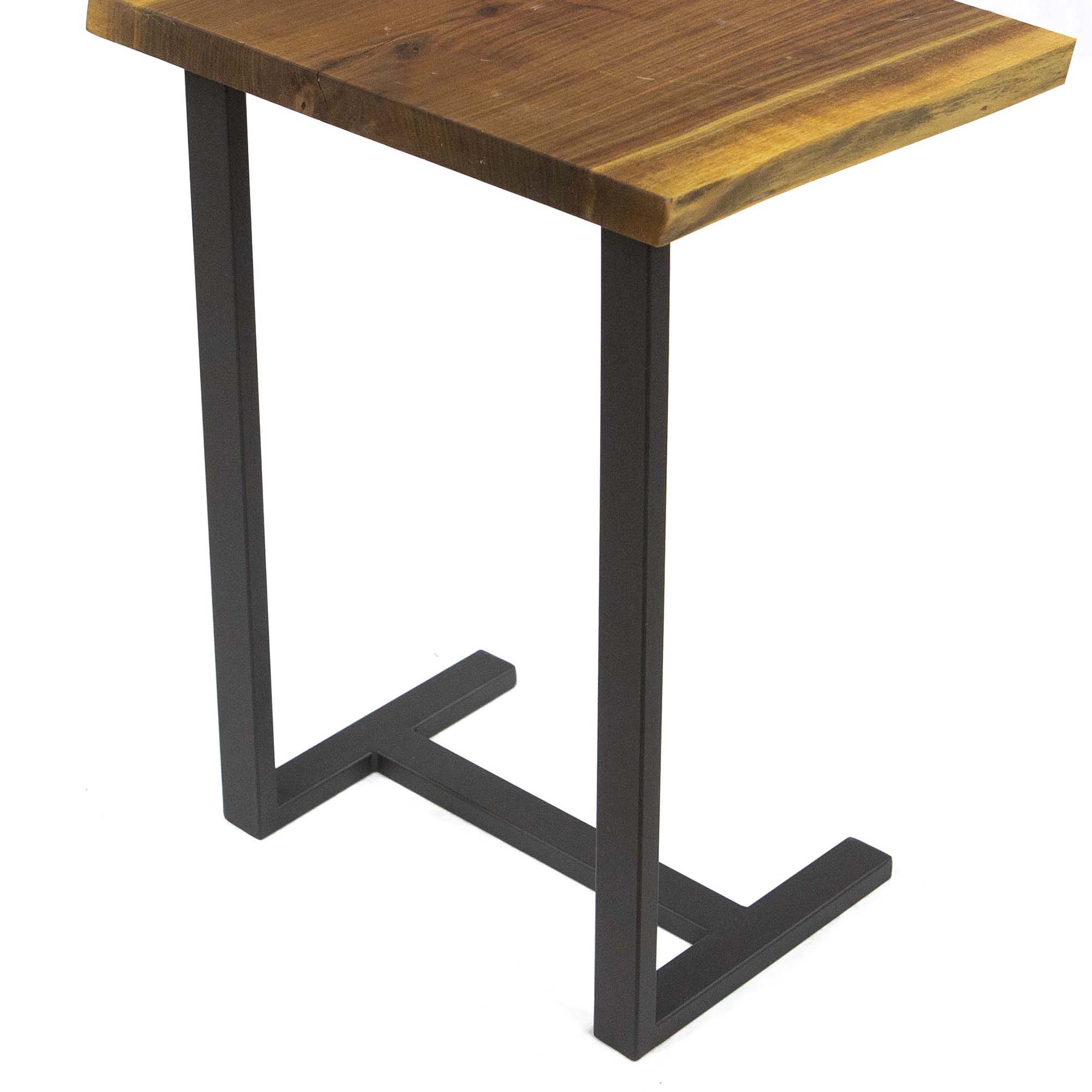 SS012 Metal Side Table Legs - Set of 2, Heavy Duty Furniture Legs for DIY Tables, Desks & Nightstands - Perfect for Home Office, Living Room & Bedroom Decor