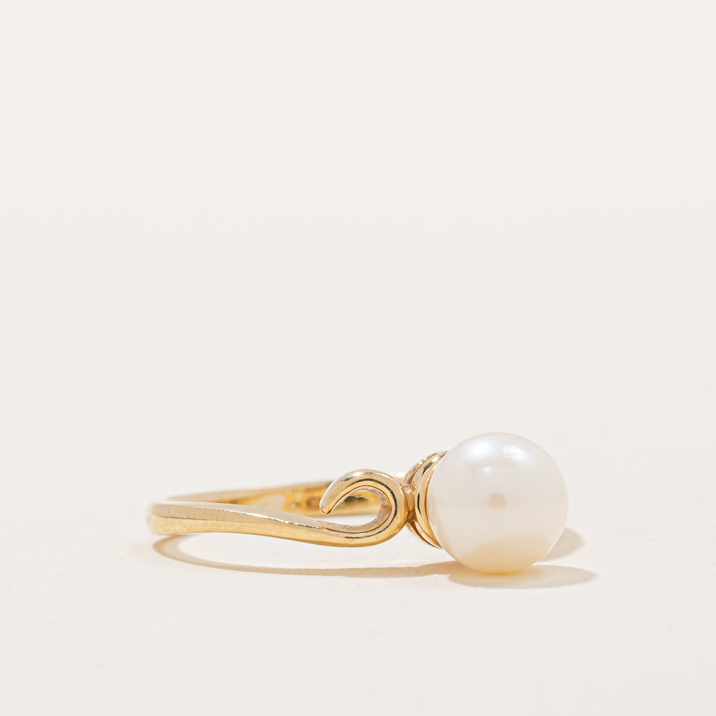 Elegant Pearl Ring for Women - Size 6.25 | Genuine Pearl Jewelry Gift for Her | Perfect for Weddings, Anniversaries & Special Occasions