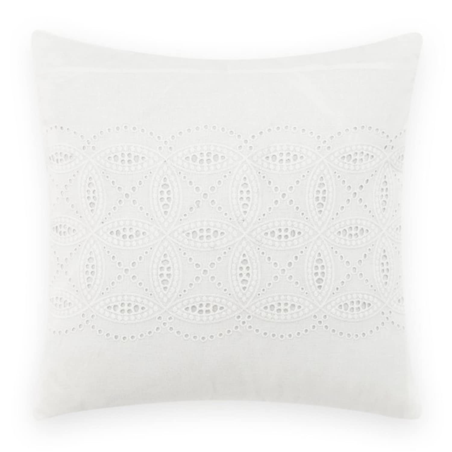 Laura Ashley Home Queen Comforter Set | Reversible 100% Cotton Bedding with Matching Shams | All-Season Luxury Bedding | Elegant Home Decor (Annabella White, Queen Size) - Perfect for Master Bedrooms, Guest Rooms & Cozy Retreats