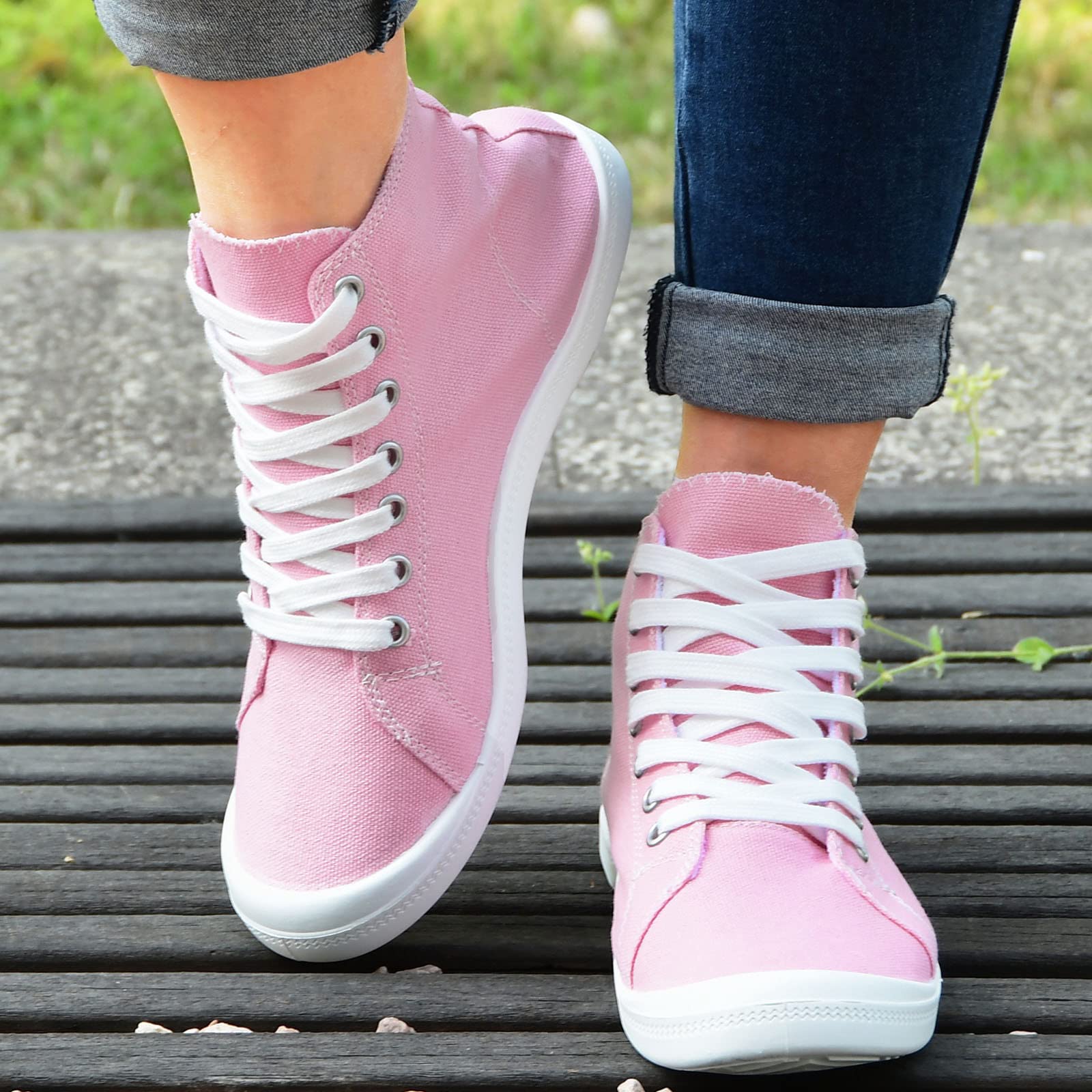 Gibobby Women's Casual Summer Sandals - Breathable Flat Slope Shoes for Ladies | Comfortable Pink Fashion Footwear for Beach, Walking & Daily Wear