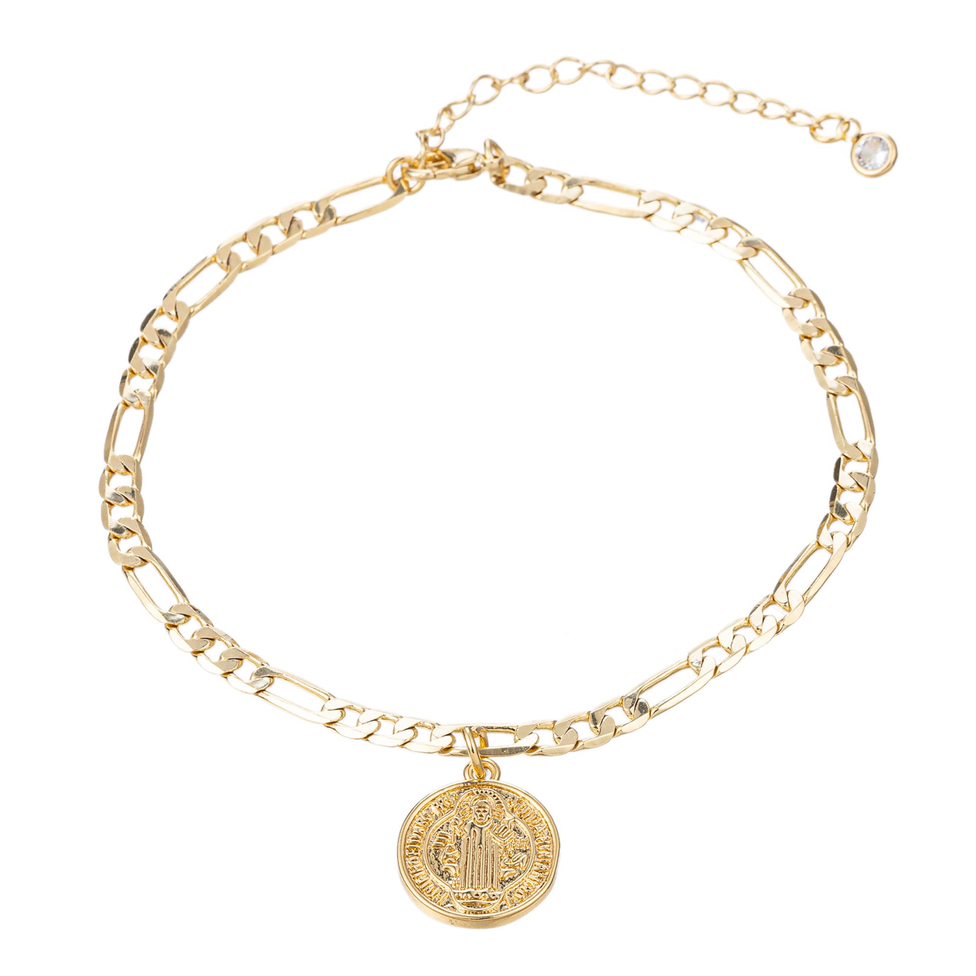 14K Gold Plated Dainty Anklet for Women & Teen Girls - Elegant Summer Beach Ankle Bracelet, Waterproof Jewelry for Daily Wear, Vacation & Special Occasions