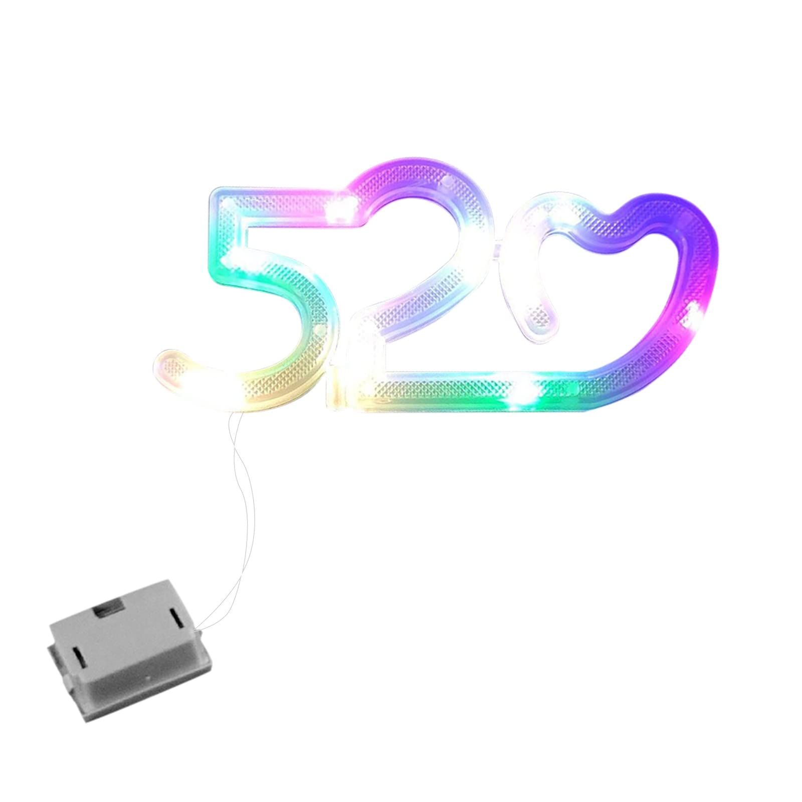 Bamboo LED Letter Lights - Romantic Valentine's Night Light for Home Decor, Party Decoration, Wedding & Anniversary Gifts | Energy-Efficient Mood Lighting for Bedroom, Living Room & Special Occasions