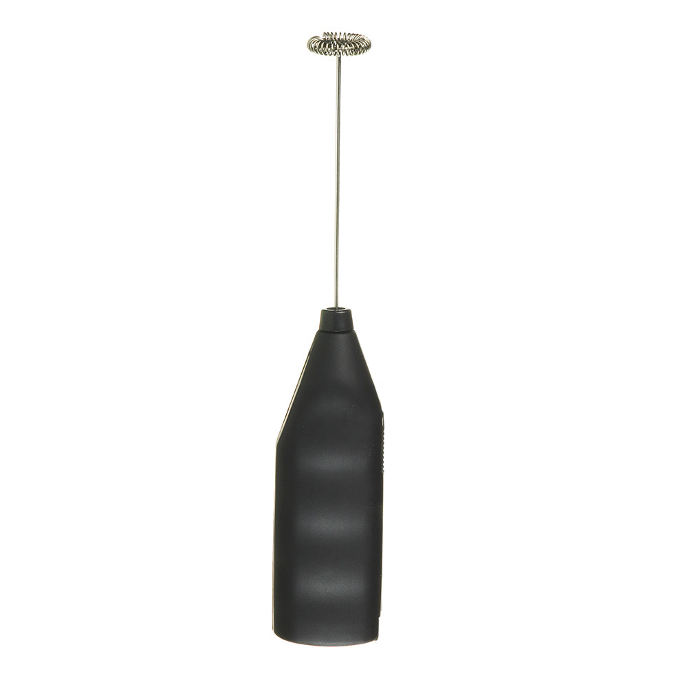 Grosche Premium Stainless Steel Milk Frother - Black | Electric Whisk for Frothing Milk, Hot Chocolate & Coffee | Perfect for Lattes, Cappuccinos & Hot Drinks at Home, Office or Cafe