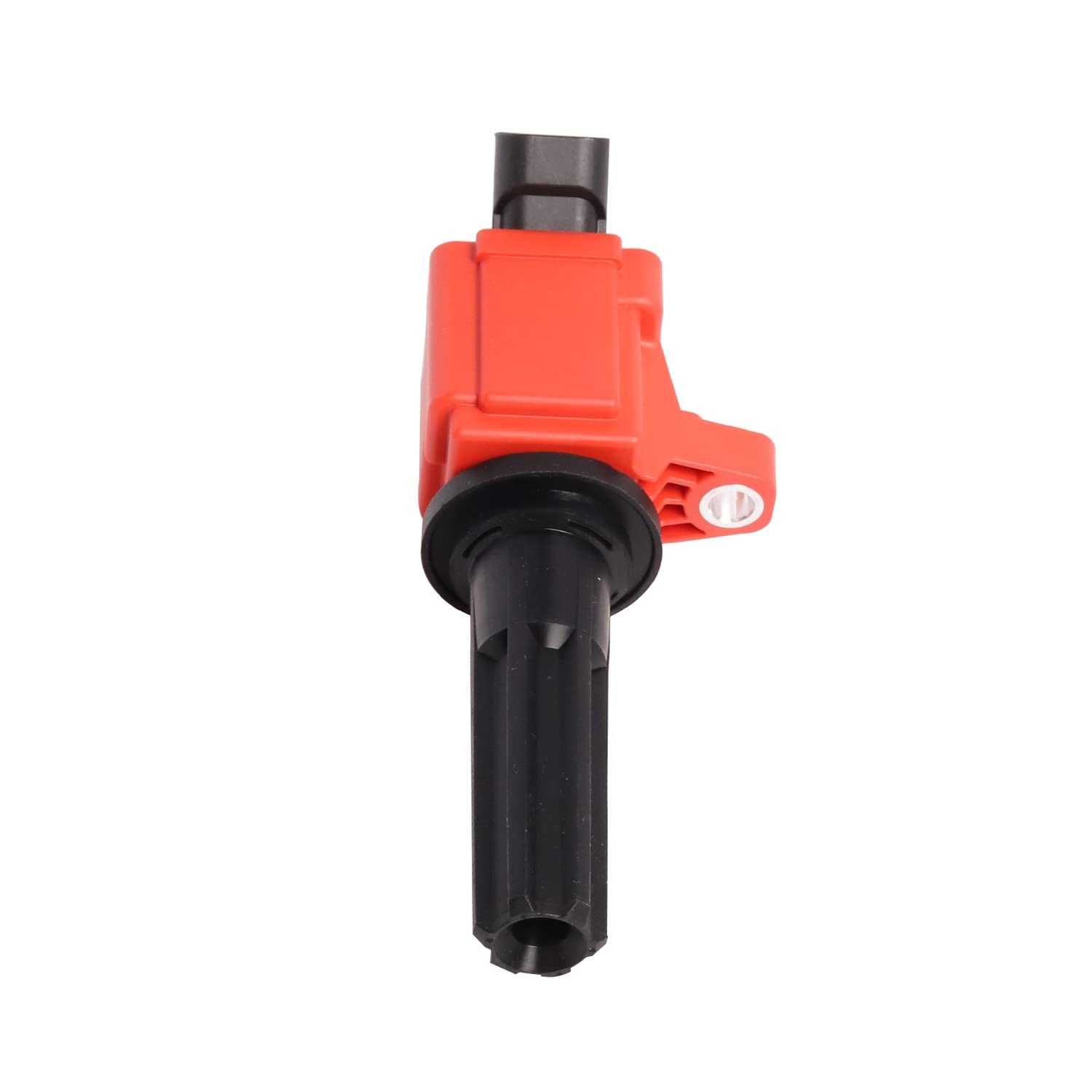 5-Pack Red Ignition Coil & Iridium Spark Plug Set - Compatible with Chevrolet Colorado, Canyon, H3, Rainier, Trailblazer, Ascender 3.7L 4.2L (2007-2012) - Replaces 12496547, UF497, 5019, C1558 - Perfect for Engine Performance Upgrades & DIY Auto Repairs