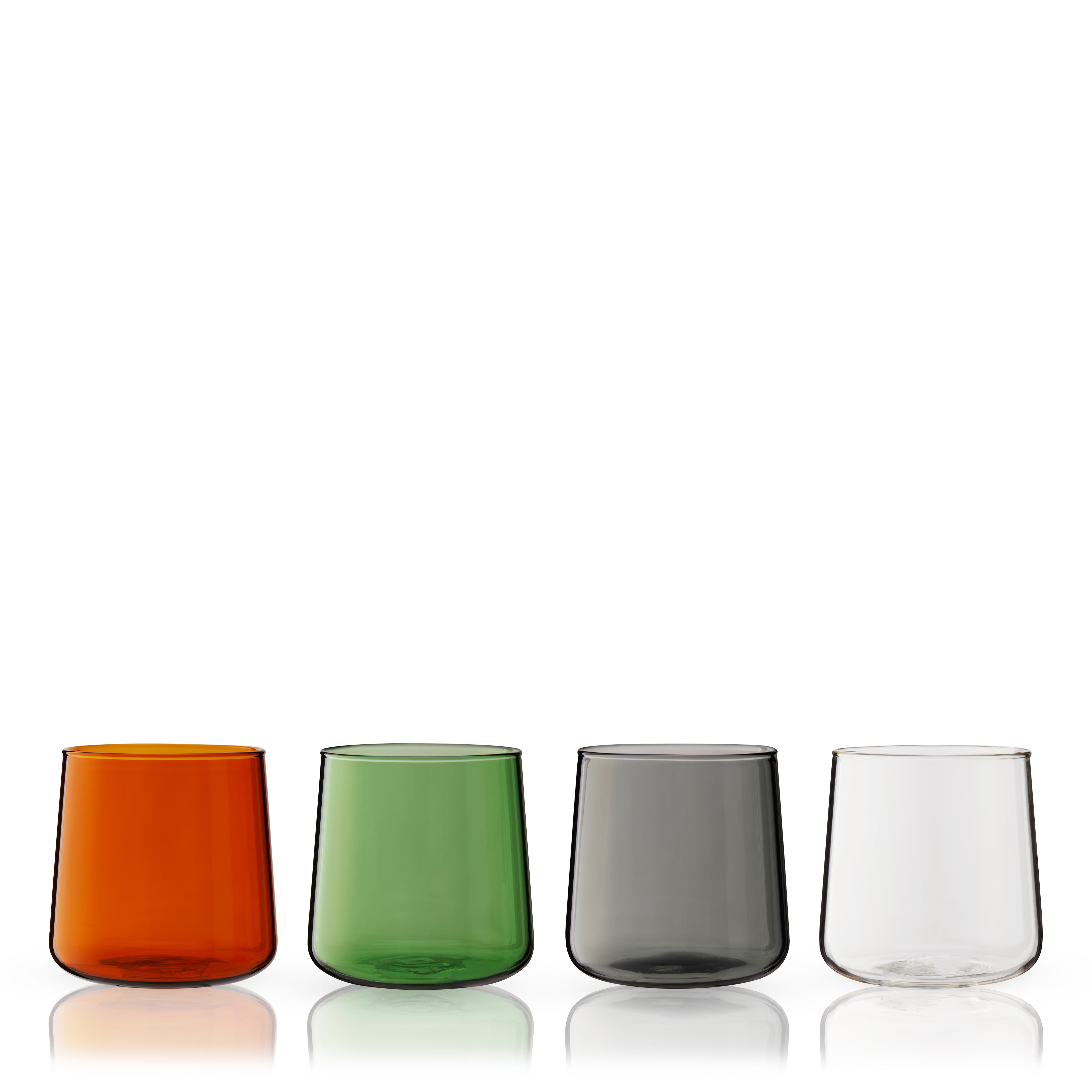 Aurora Cocktail Glasses Set of 4 - 12oz Color Changing Stainless Steel Tumbler Cups with Lids & Straws - Perfect for Margaritas, Cocktails, Iced Coffee & Party Drinks